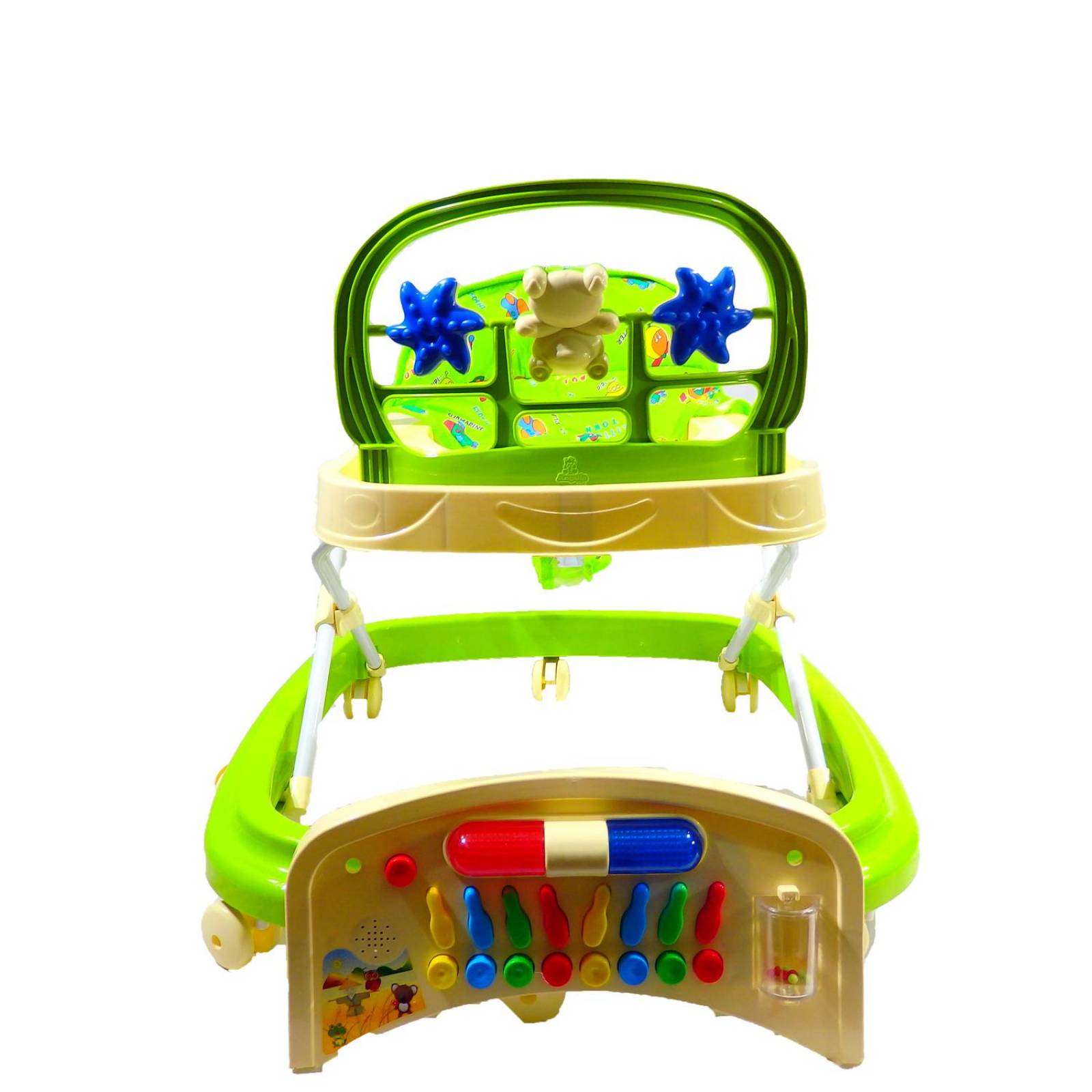 Andadera para Bebé Angelin Baby con charola musical  - Verde