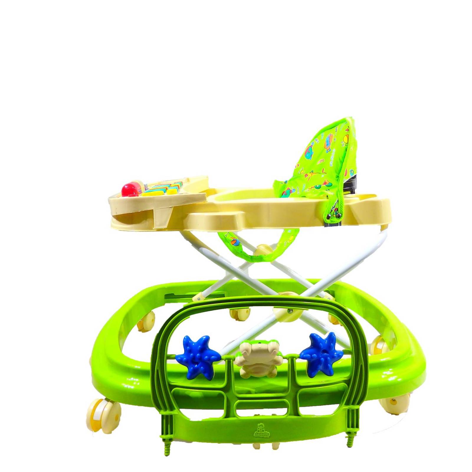 Andadera para Bebé Angelin Baby con charola musical  - Verde