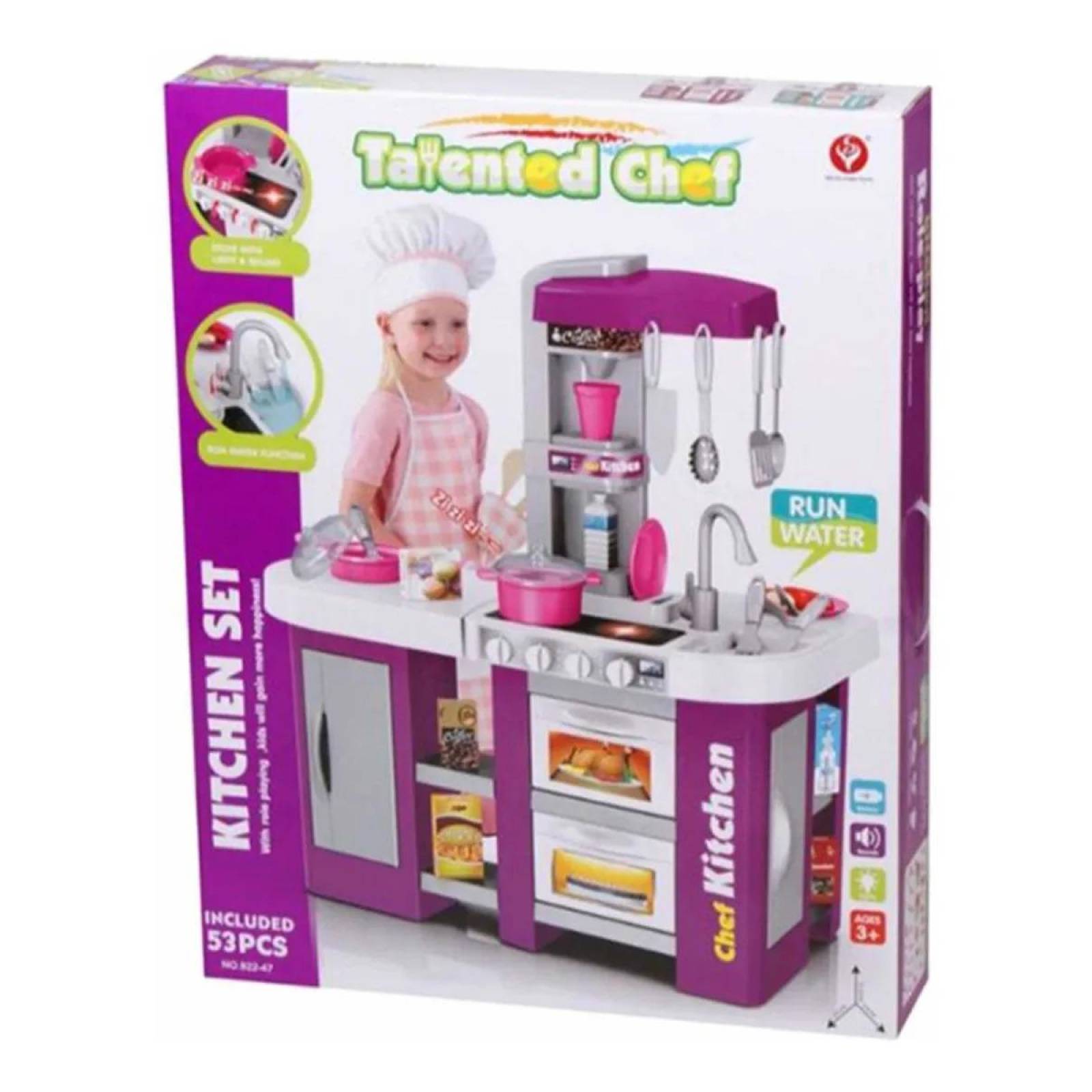 cocina infantil con luz y sonido
