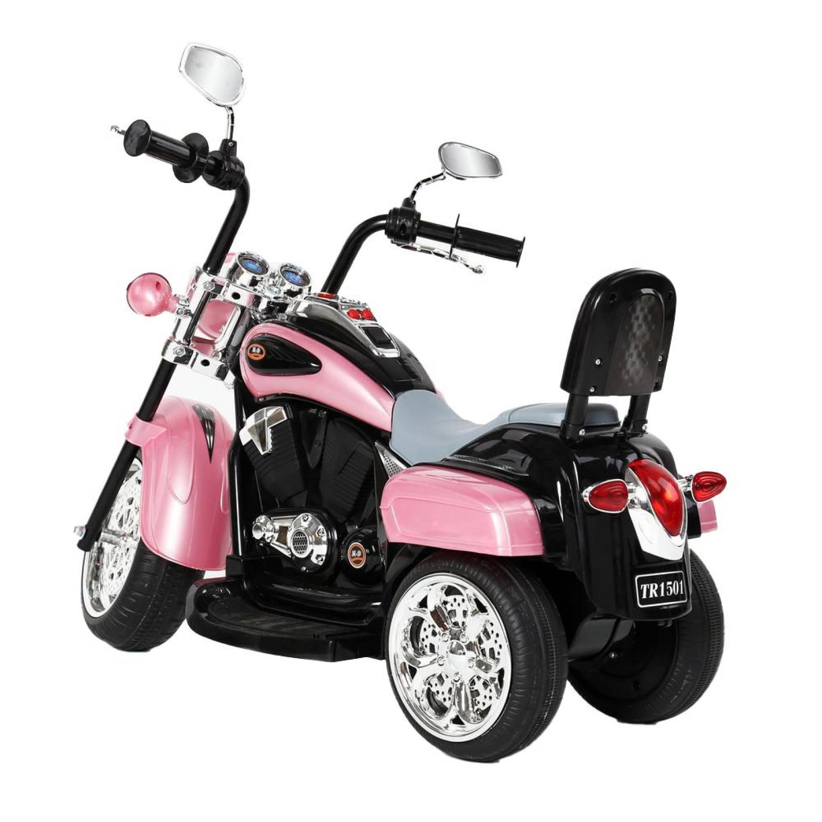 Moto Electrica Chopper Montable para Niños hasta 25kg  - Rosa