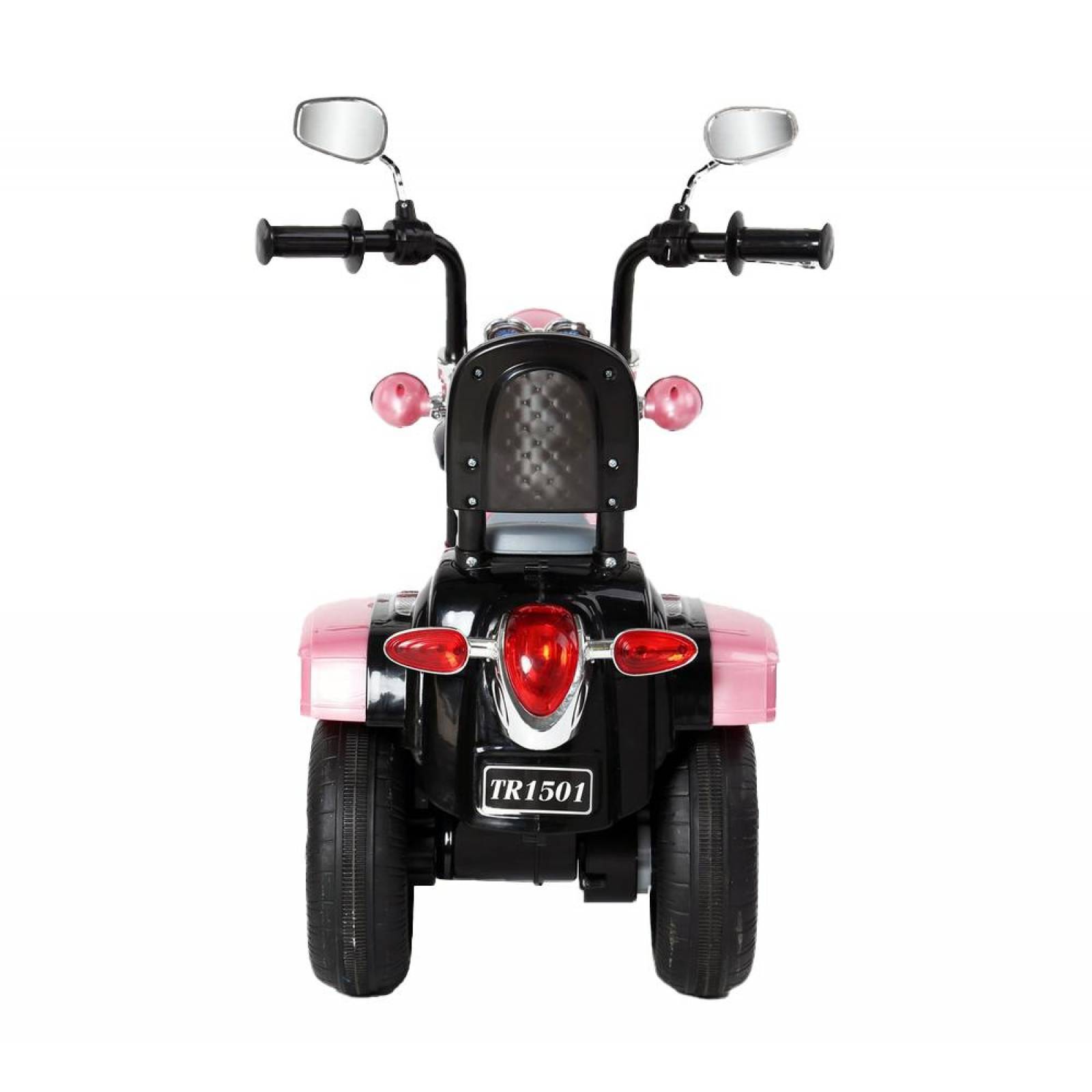 Moto Electrica Chopper Montable para Niños hasta 25kg  - Rosa