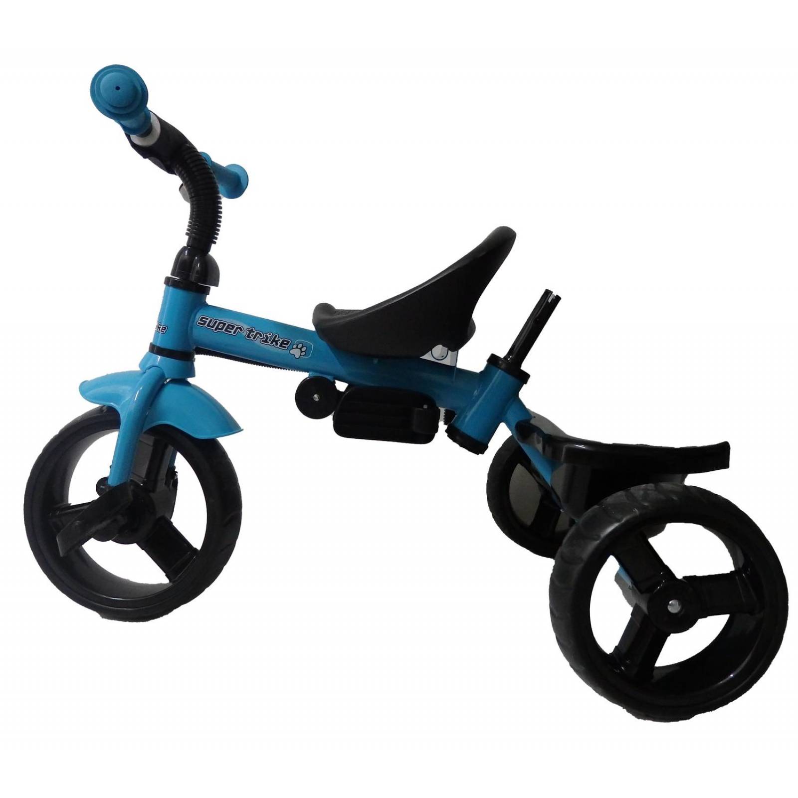 Triciclo para Bebe de lujo, 6 en 1, 6m a 5 años  - Azul