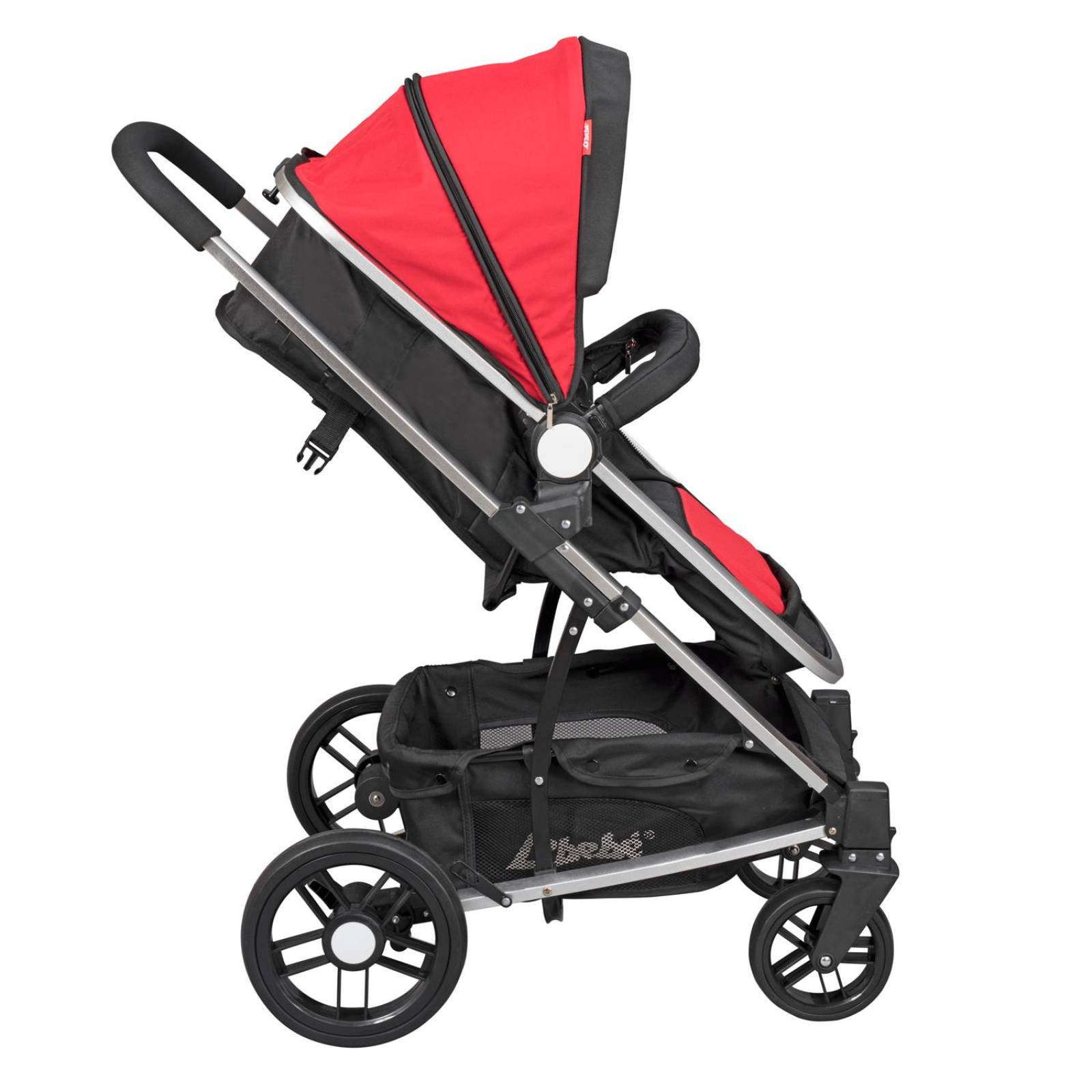 Carreolas con Portabebe Travel System Crown reversible - Rojo