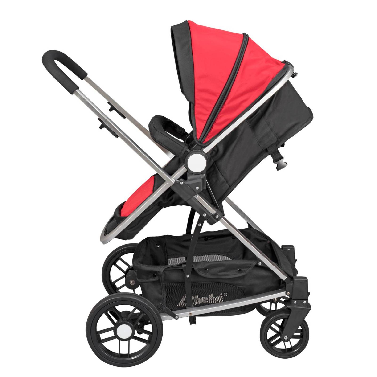 Carreolas con Portabebe Travel System Crown reversible - Rojo