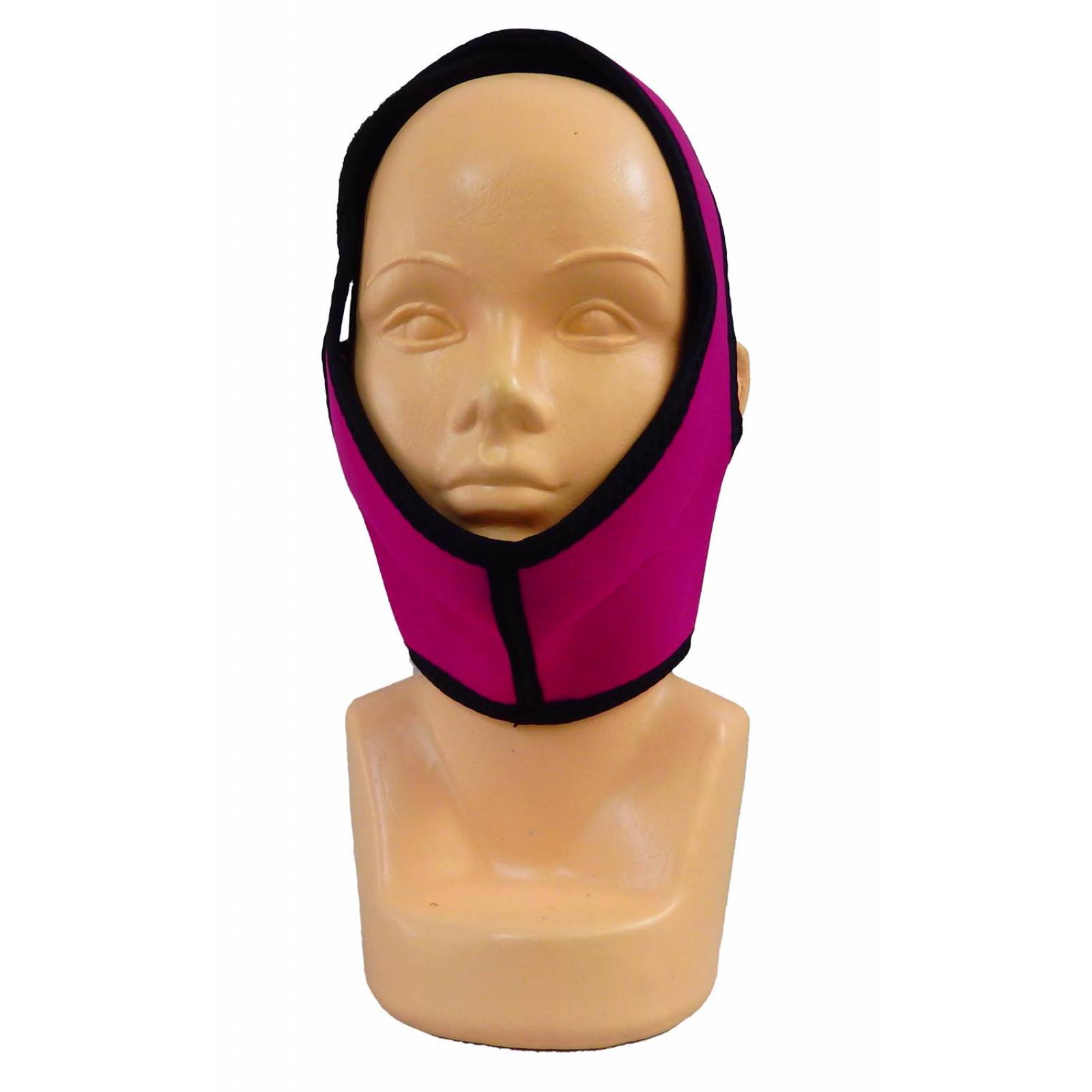 Mentonera de Neopreno Unitalla Rosa y Negro  - Rosa