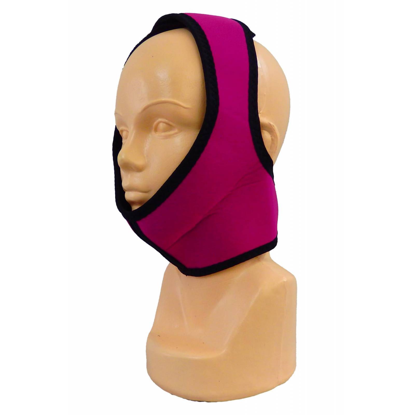 Mentonera de Neopreno Unitalla Rosa y Negro  - Rosa