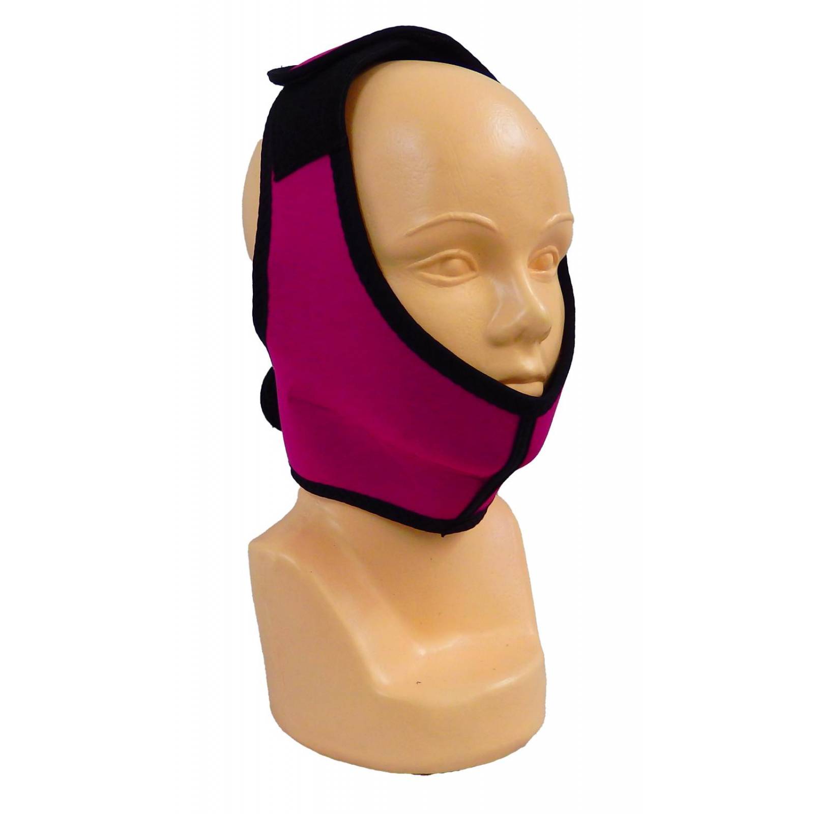 Mentonera de Neopreno Unitalla Rosa y Negro  - Rosa