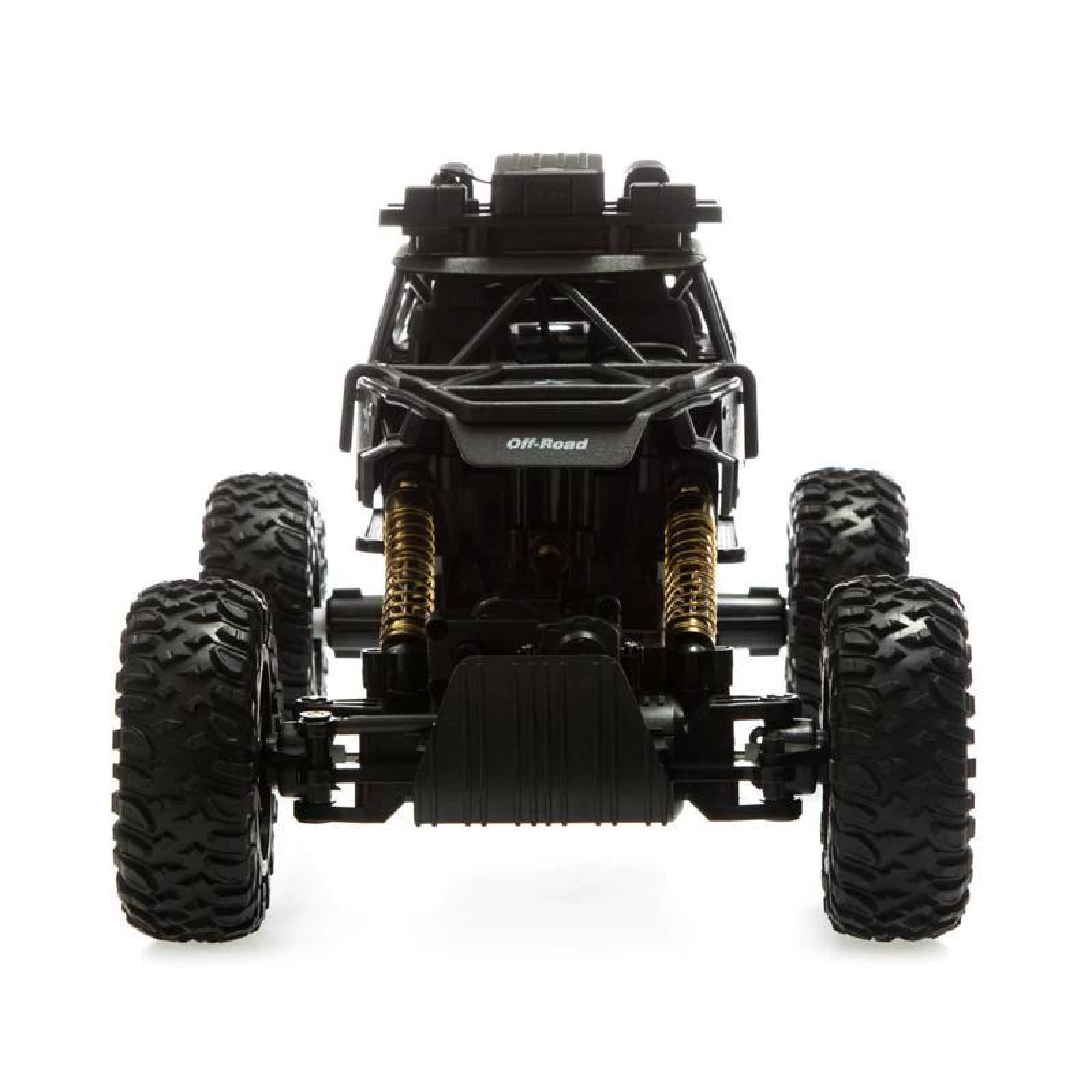 Carro Control Remoto Todoterreno con Cámara Wifi 40mp 1:14 12km/h  - Negro
