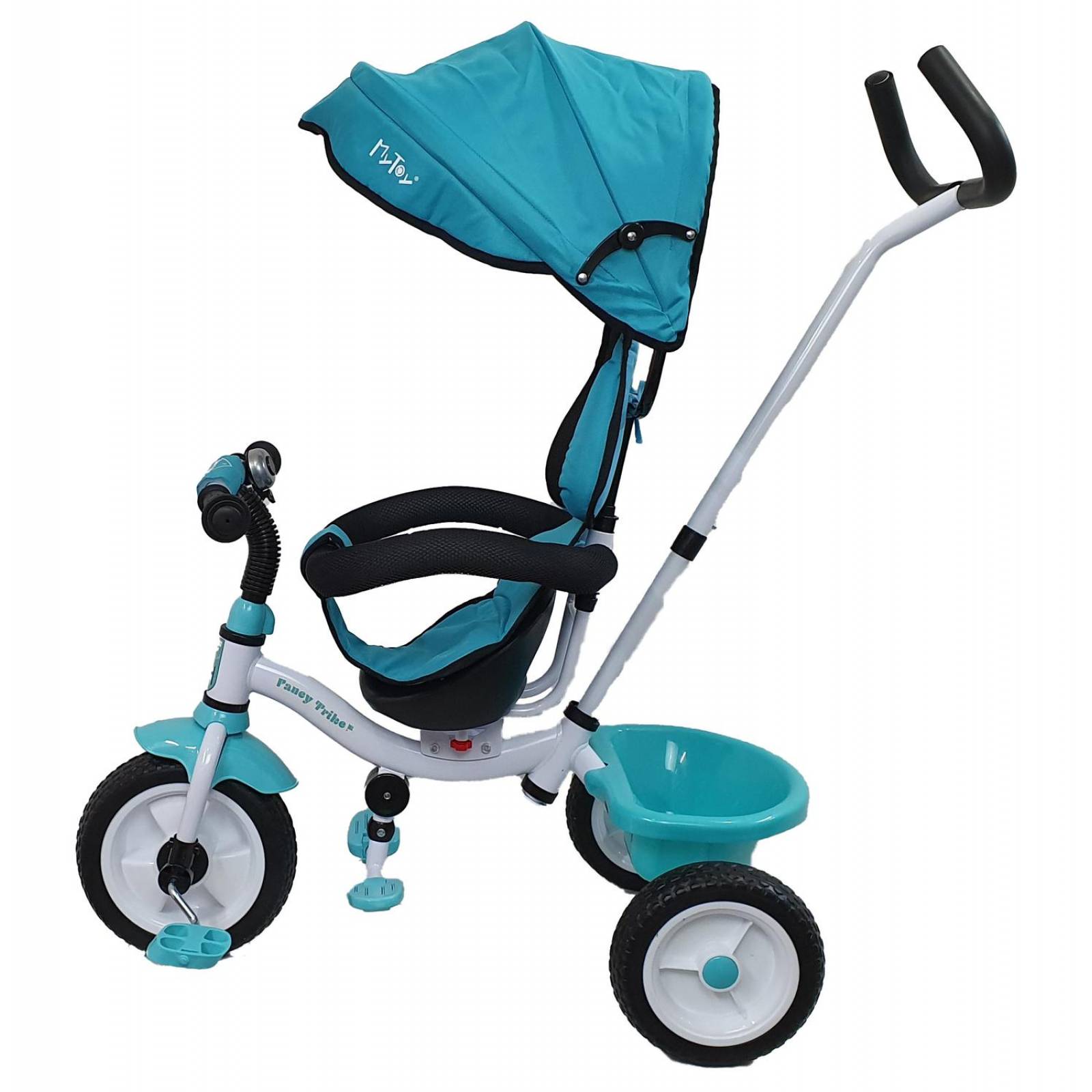 triciclo con sombrilla