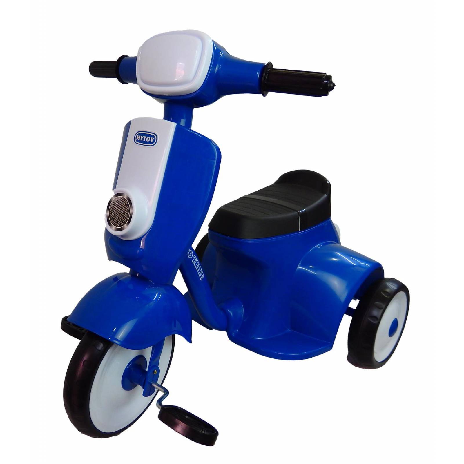 Triciclo Motoneta para Niños de Pedales con Melodias Juguete  - Azul