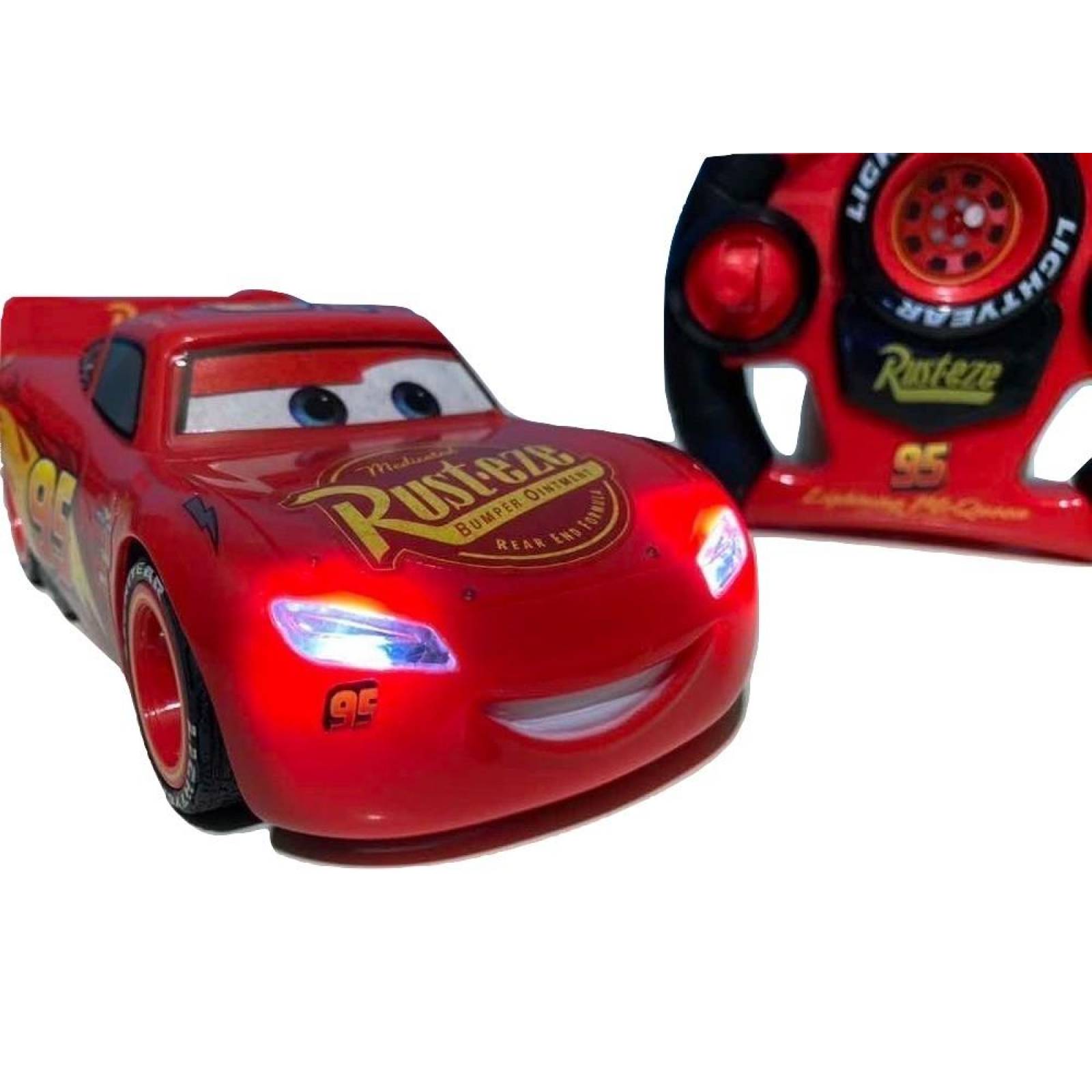 Carro Control Remoto Set 2 pz Cars Rayo Mcqueen, Jackson  - Cars