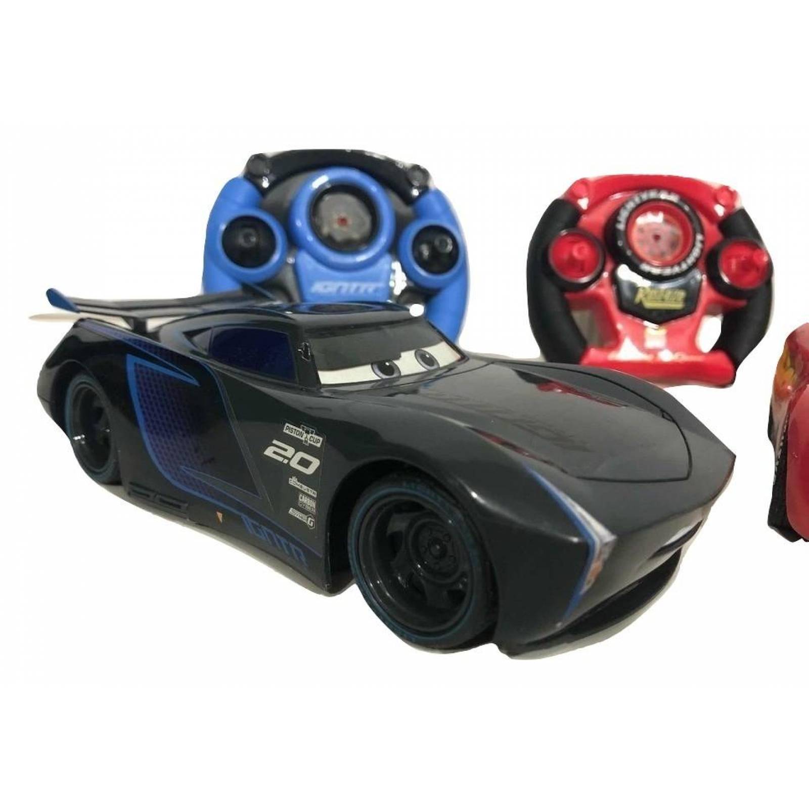 Carro Control Remoto Set 2 pz Cars Rayo Mcqueen, Jackson  - Cars