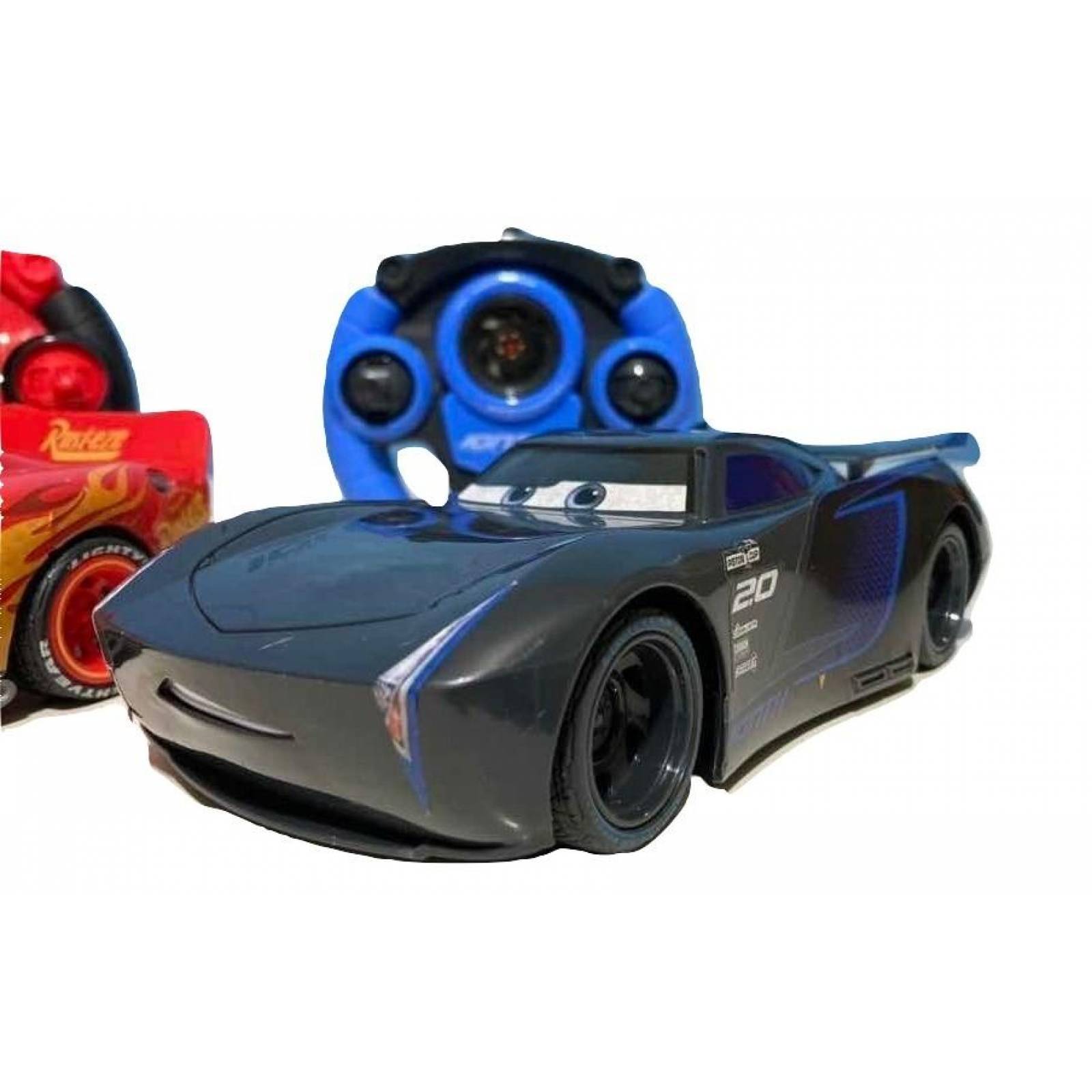 Carro a Control Remoto Disney Cars Rayo McQueen con Luz Led