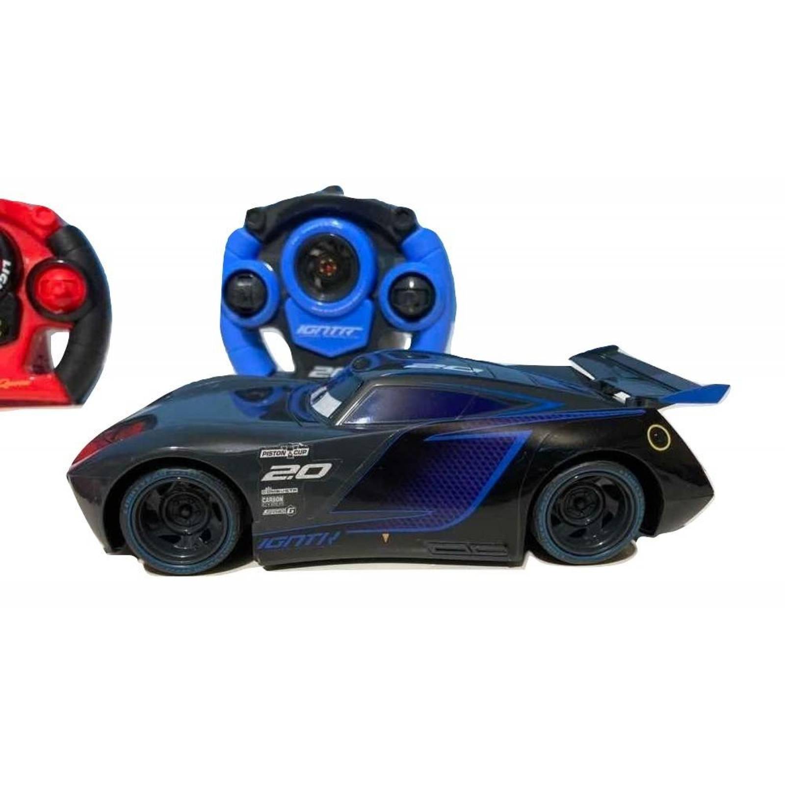 Carro Control Remoto Set 2 pz Cars Rayo Mcqueen, Jackson  - Cars