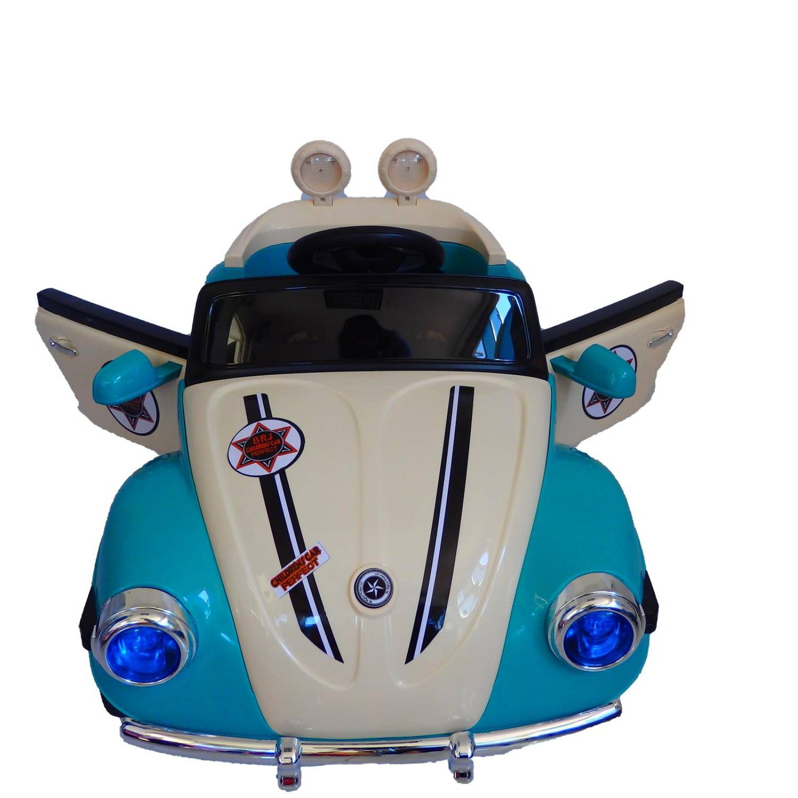 Carro Eléctrico Montable Bochito 6V Control Remoto USB  - Azul.