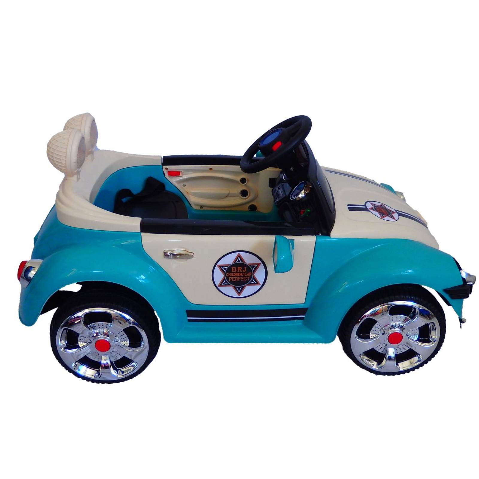 Carro Eléctrico Montable Bochito 6V Control Remoto USB  - Azul.