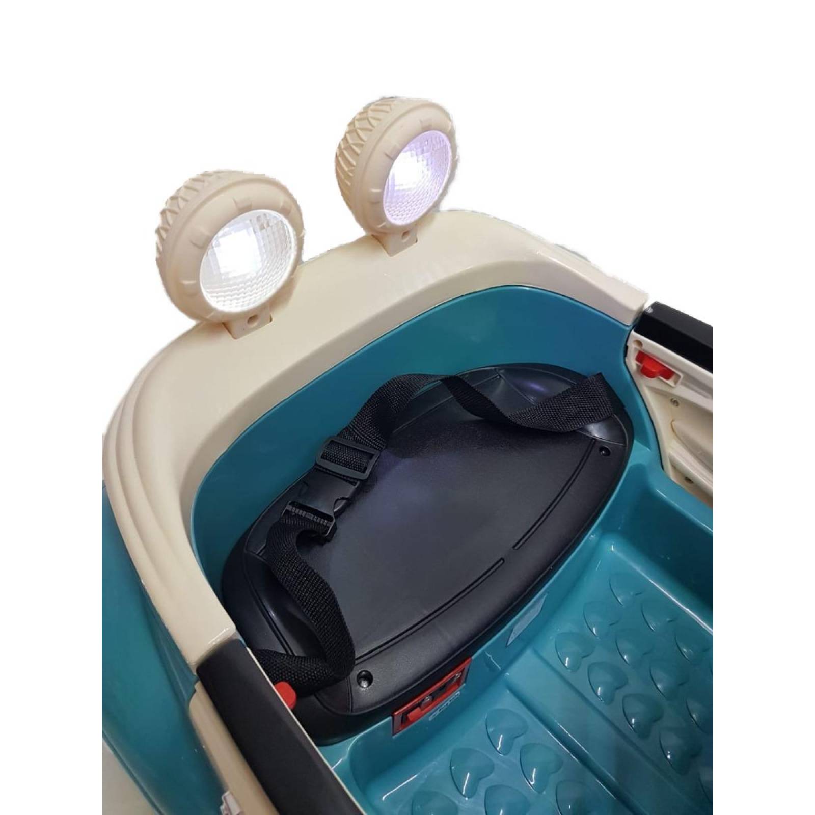 Carro Eléctrico Montable Bochito 6V Control Remoto USB  - Azul.