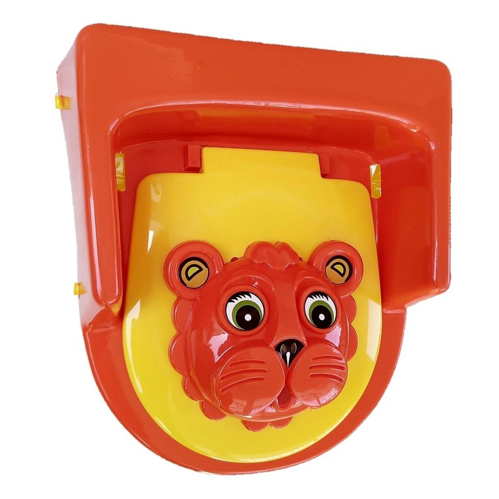 Baño Entrenador Bacinica Diseño Caritas de Animalitos  - Leon Naranja