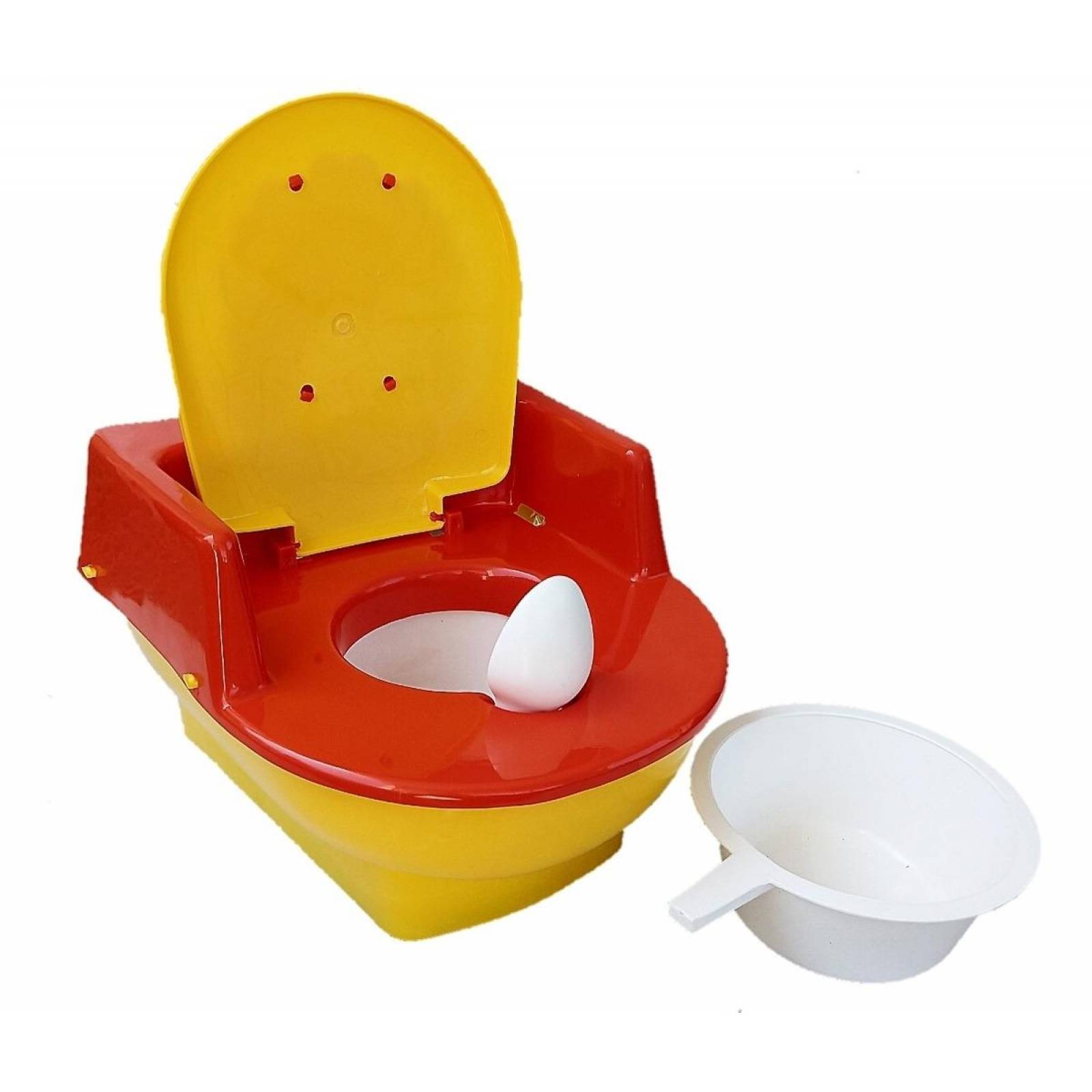 Baño Entrenador Bacinica Diseño Caritas de Animalitos  - Leon Naranja