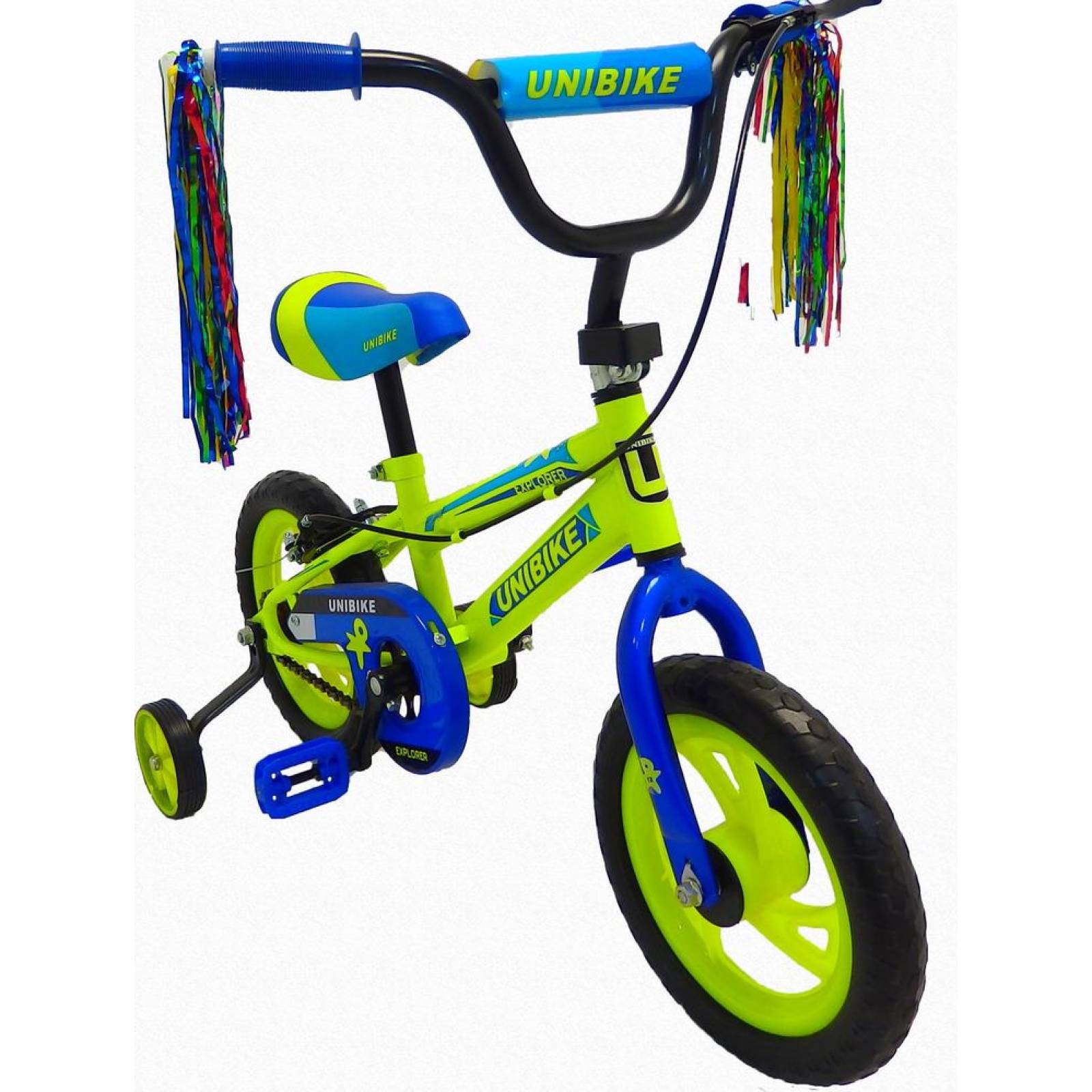 Bicicleta Infantil para niño Rodada 12 con llanta de goma  - Amarillo