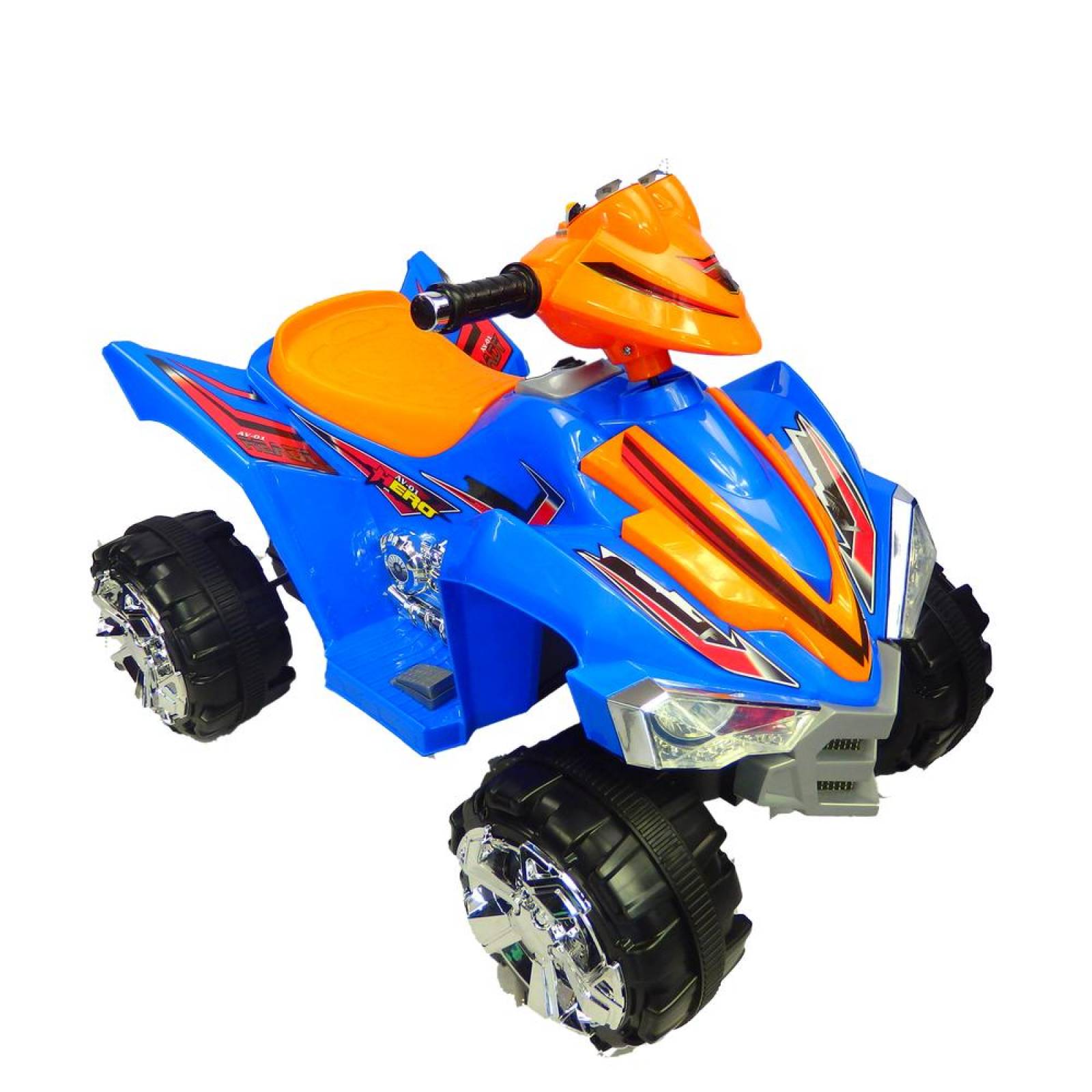 Cuatrimoto Quad Montable Electrica para niños  - Azul
