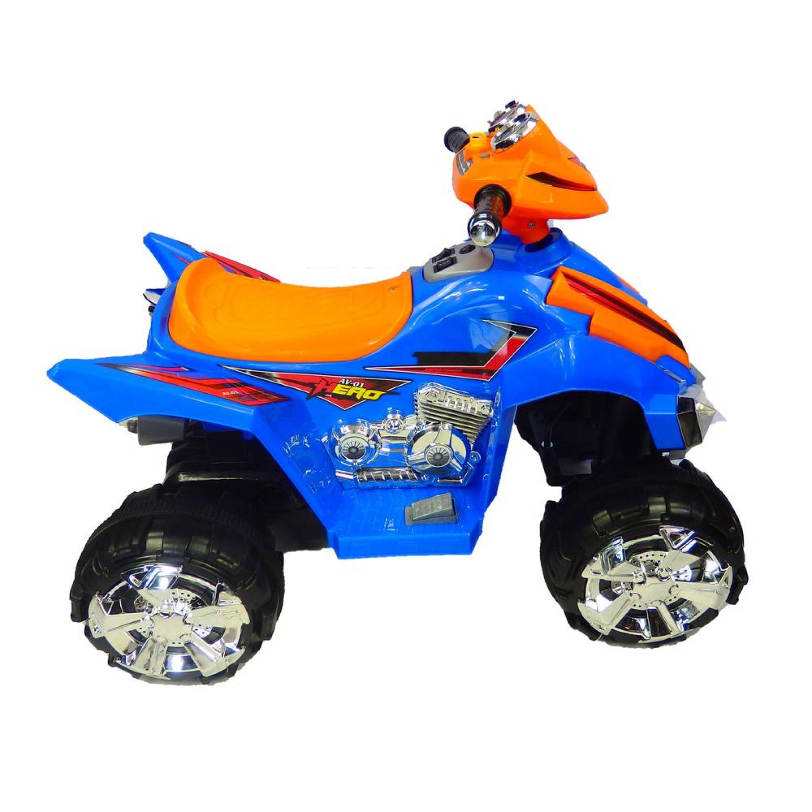 Cuatrimoto Quad Montable Electrica para niños  - Azul