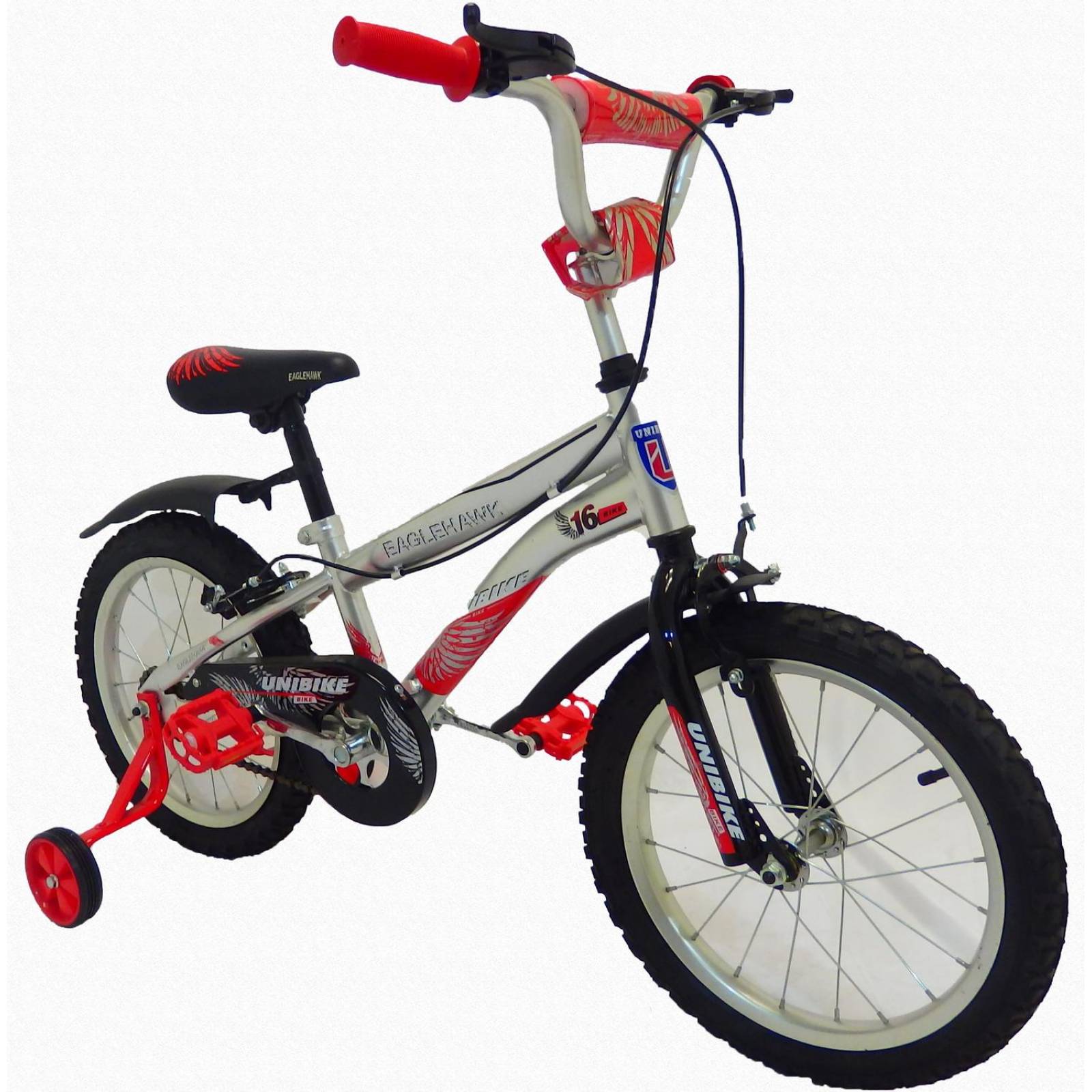 Bicicleta Infantil para niño rodada 16,5-10 año,100-120cm - Rojo