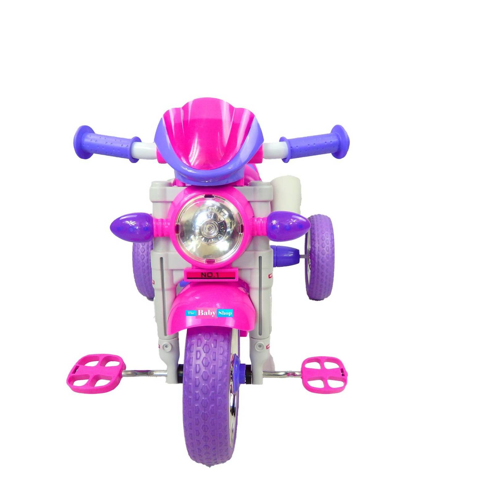 Triciclo para Niños Musical tipo Motocicleta Montable  - Rosa