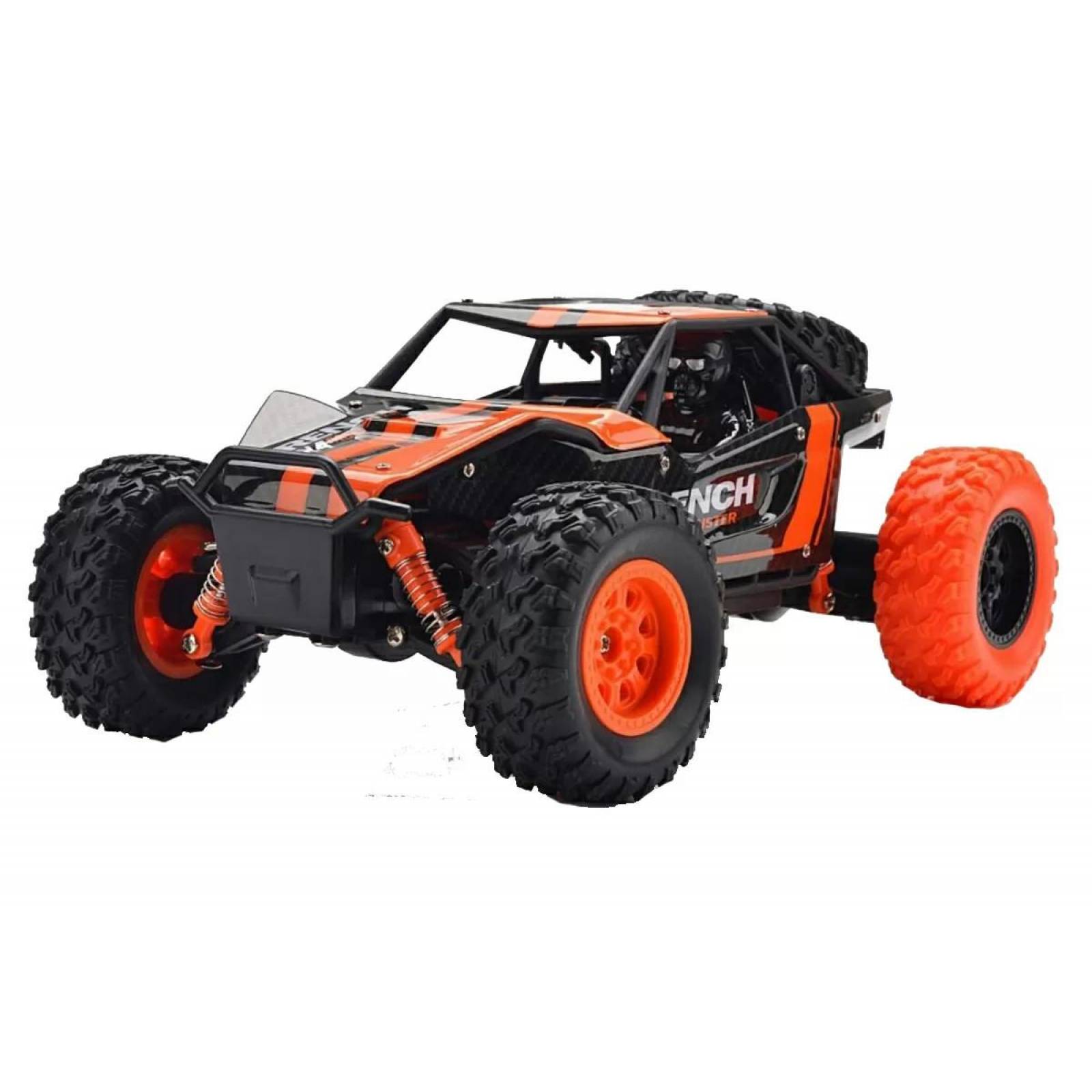 Carro Control Remoto con Batería 4x4,20km/h,1:24  - Naranja
