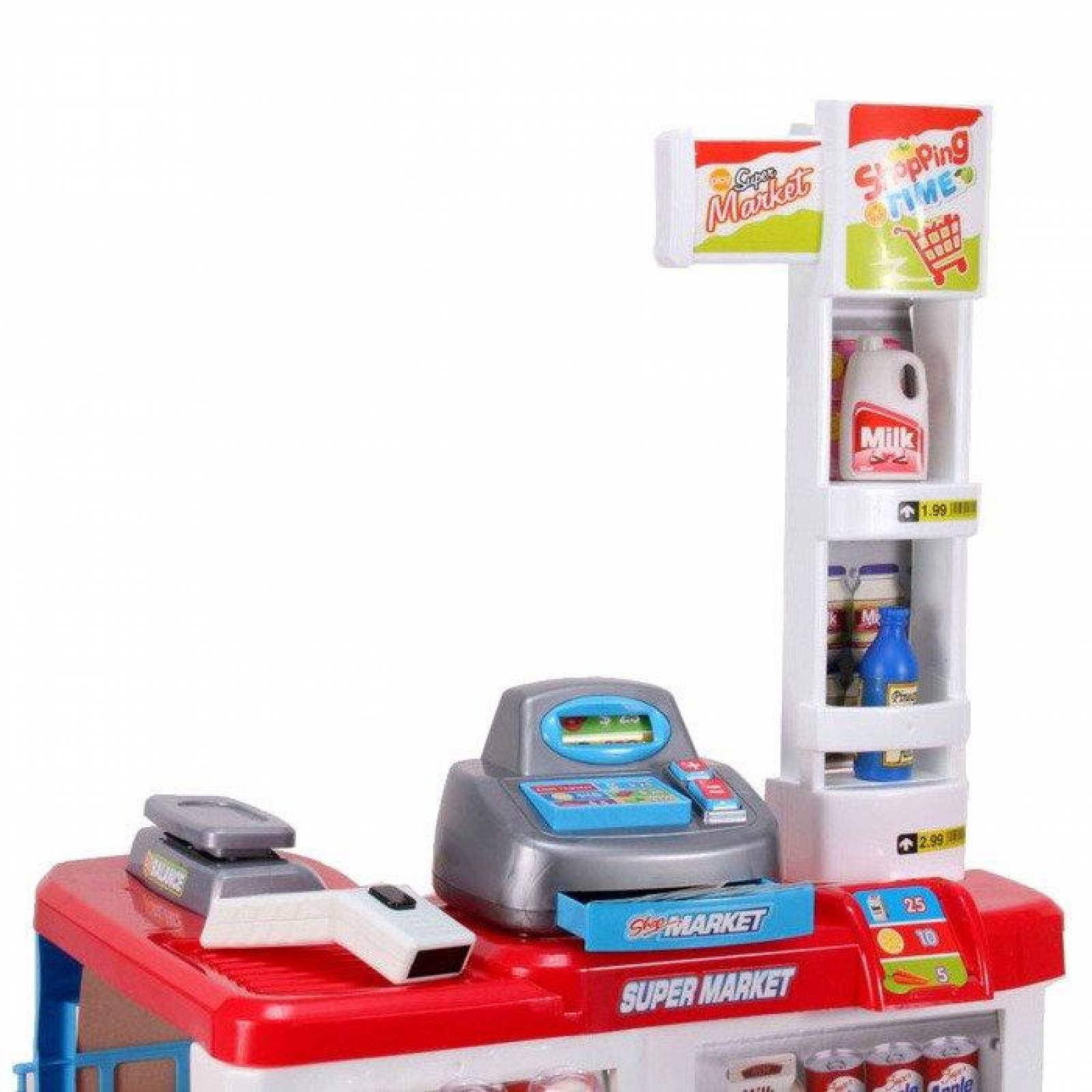 Cocina Mini Super Con Luces, Sonidos Y 24 Accesorios Juguete,82cm  - Rojo