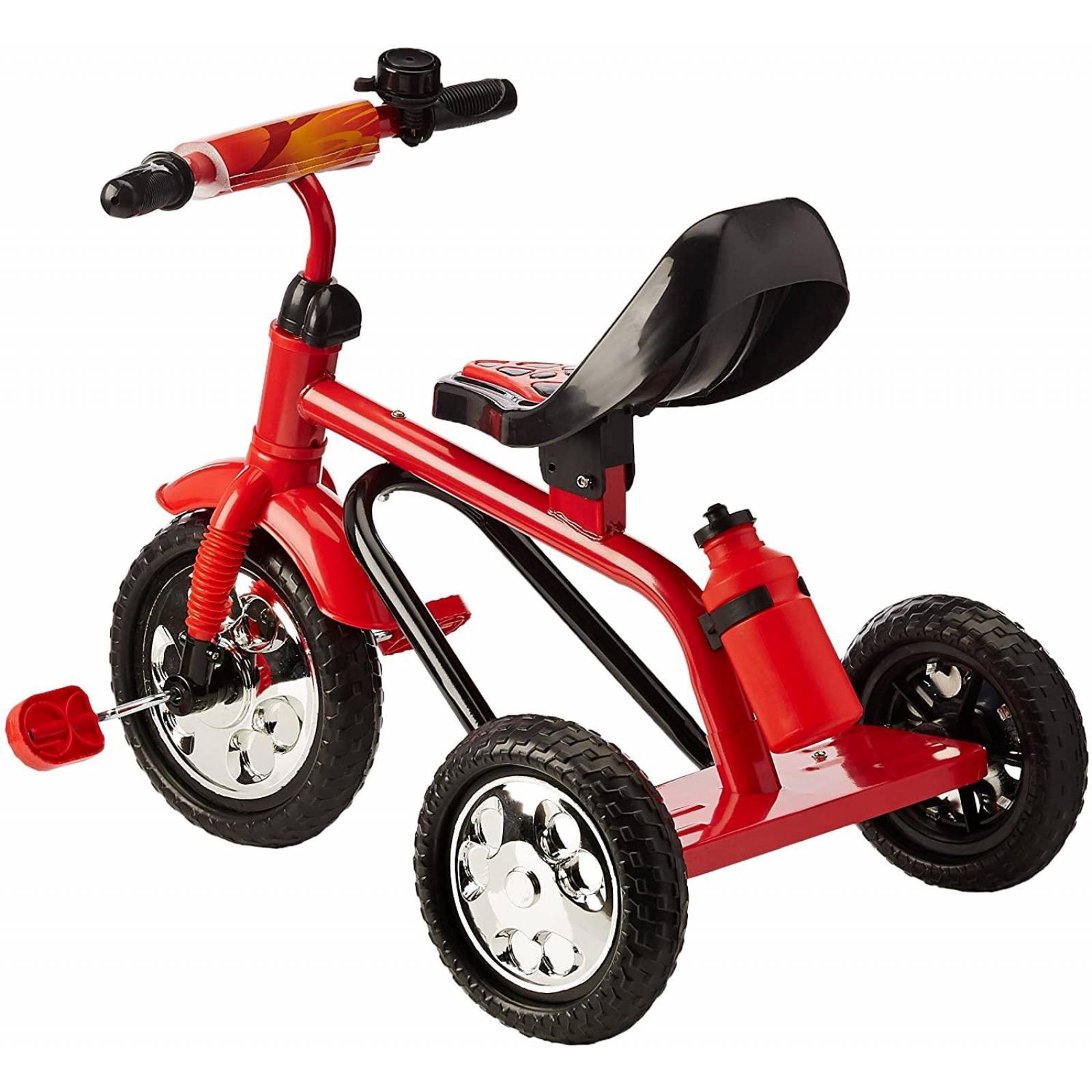 Triciclo Lets Trike Niños, con Cantimplora, Timbre 2-5 años  - Rojo