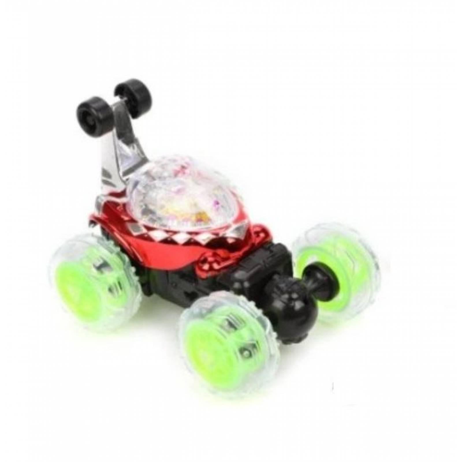 Carro Control Remoto Acrobacias 360 Grados,1:24,15Km/h,Luz  - Rojo
