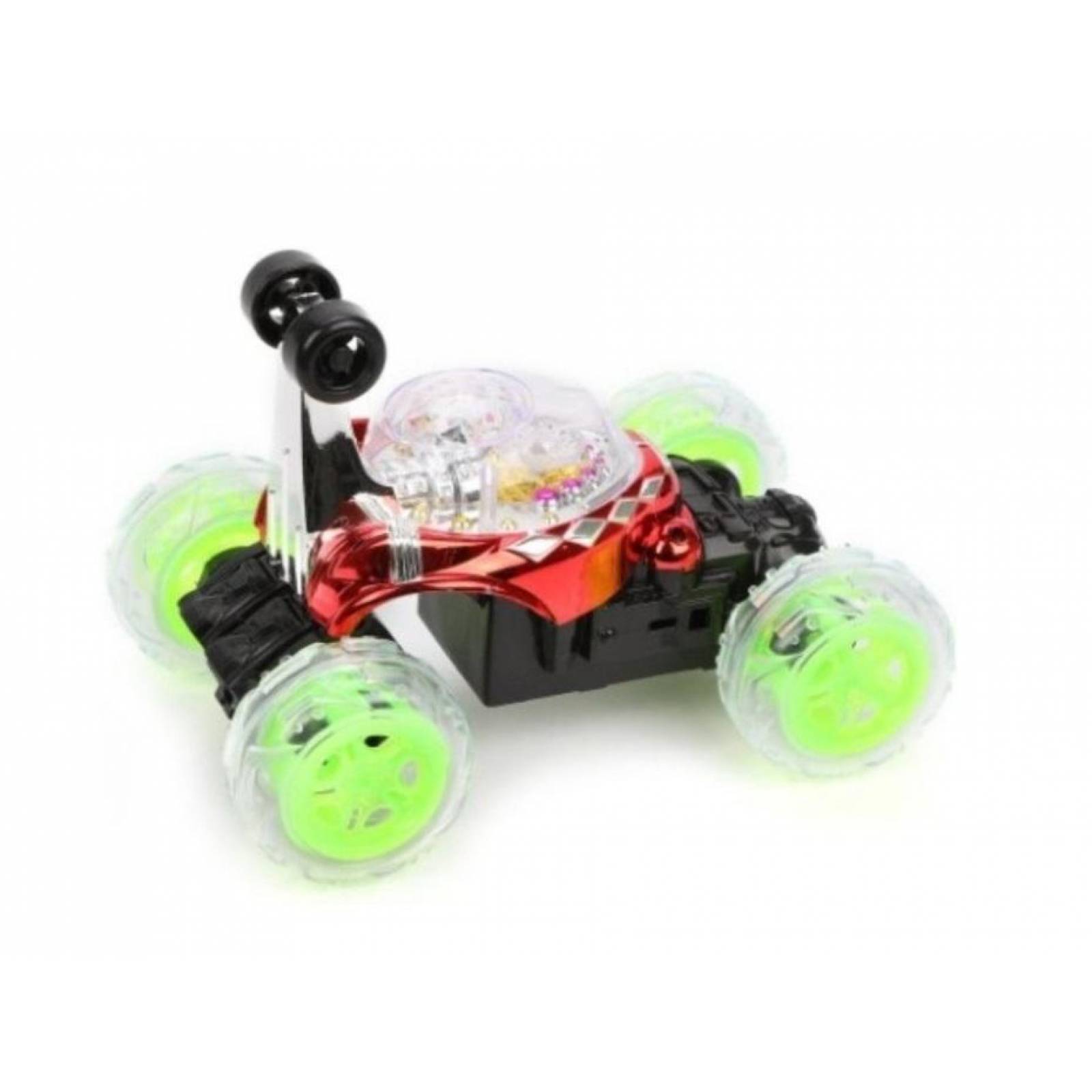 Carro Control Remoto Acrobacias 360 Grados,1:24,15Km/h,Luz  - Rojo