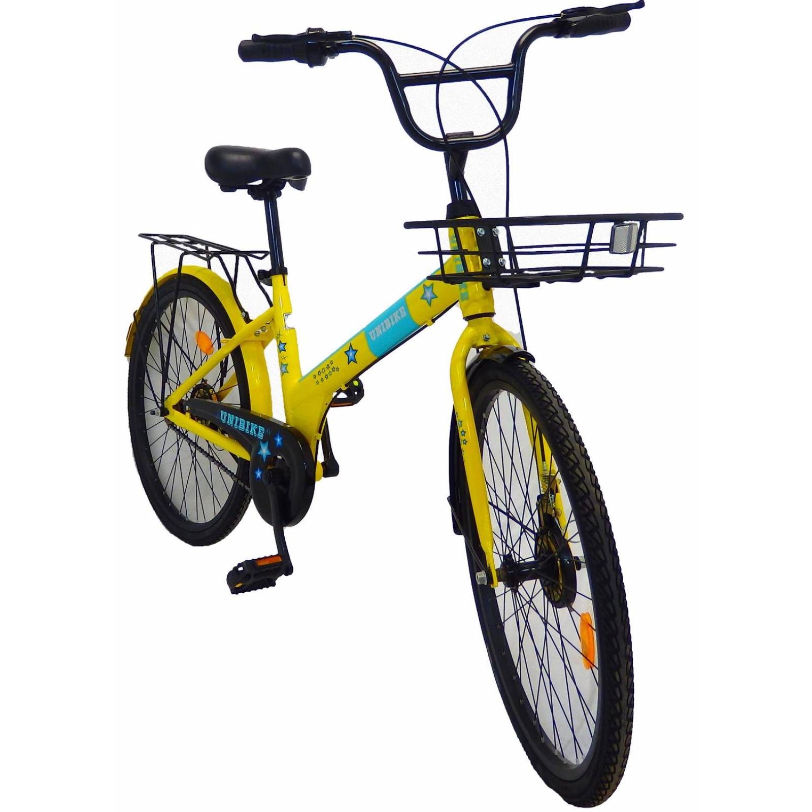 Bicicleta infantil rodada 24 llanta solida para niño o niña  - Celeste