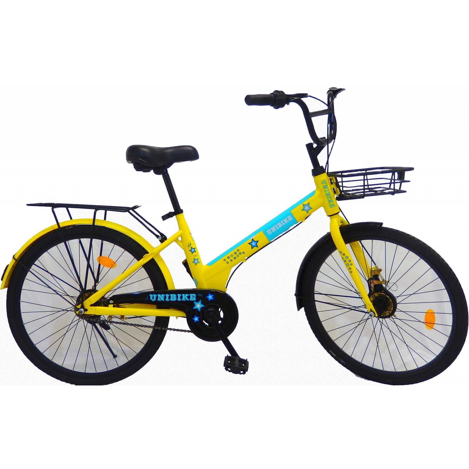 Bicicleta infantil rodada 24 llanta solida para niño o niña  - Celeste