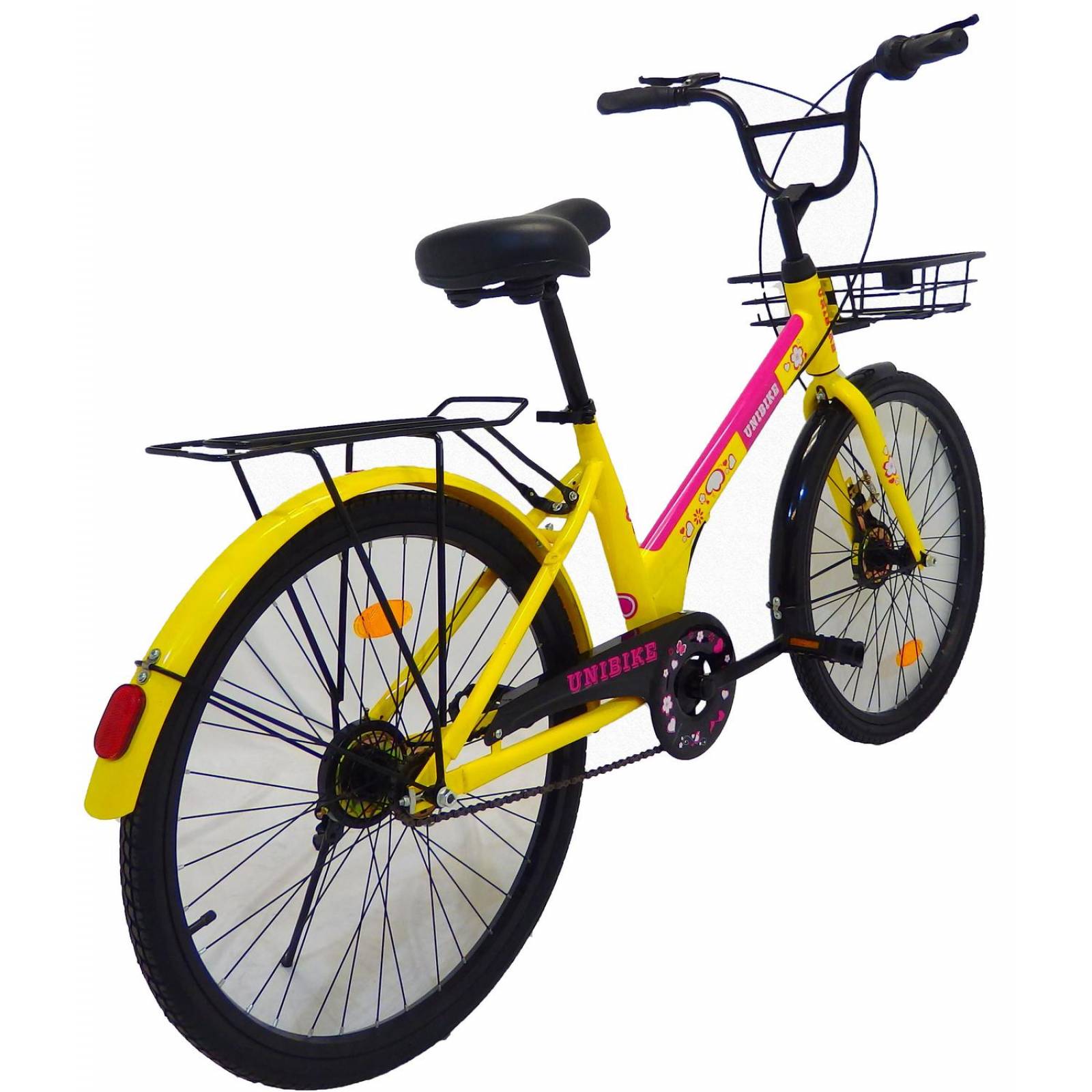 Bicicleta infantil rodada 24 llanta solida para niño o niña  - Rosa