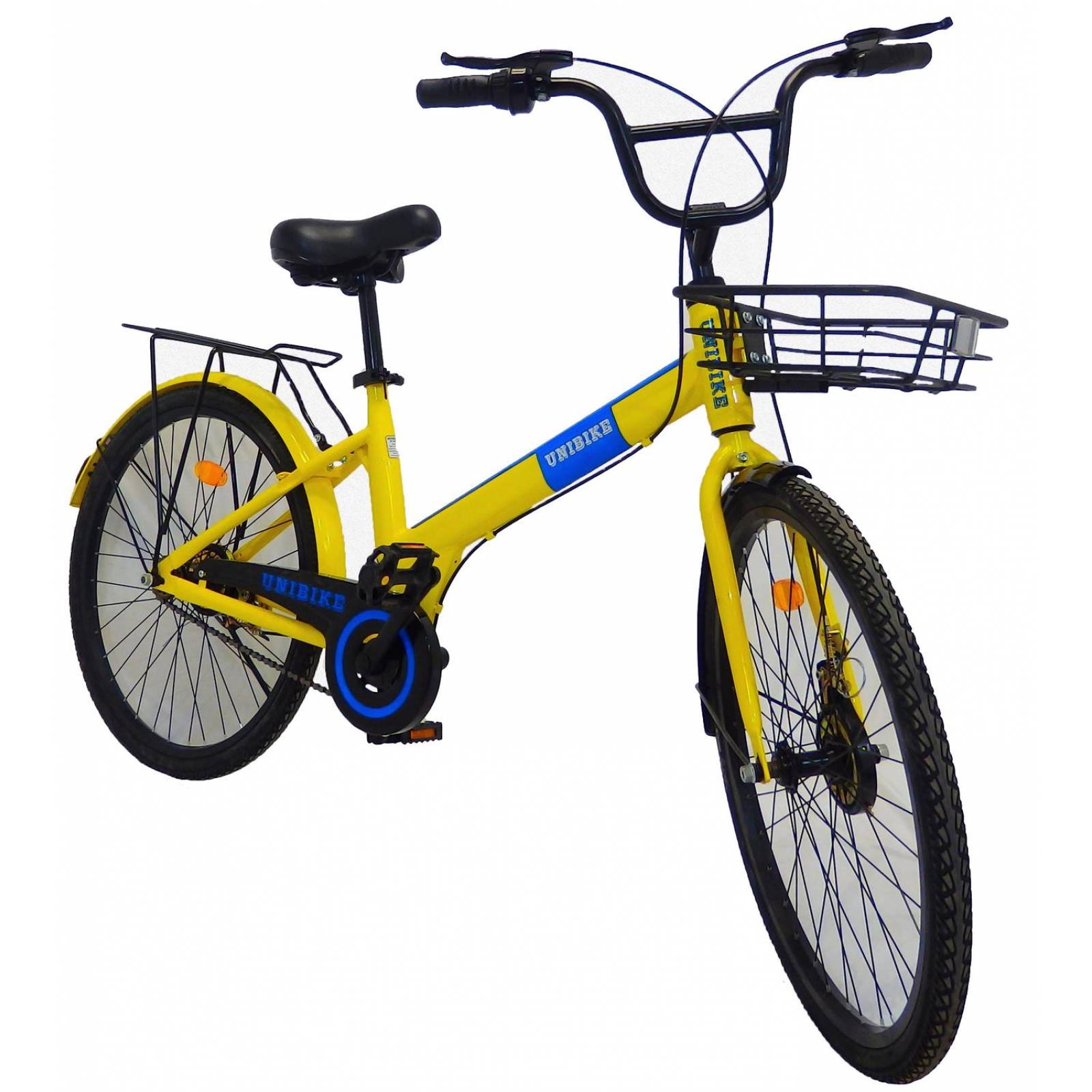 Bicicleta infantil rodada 24 llanta solida para niño o niña  - Azul