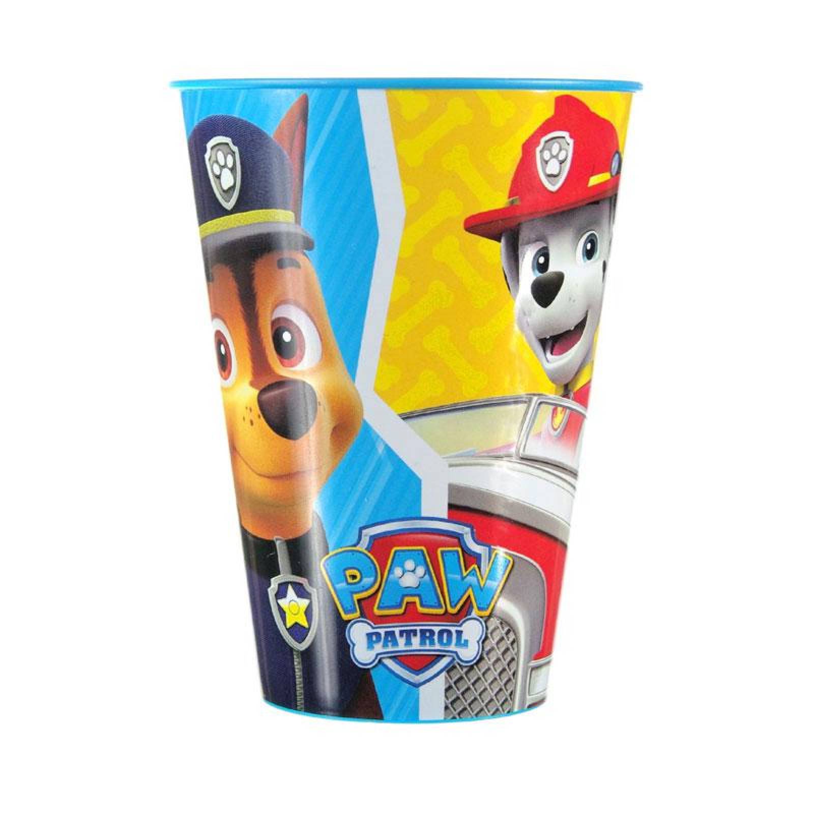 Vaso Grande Paw Patrol Comic 430 ml  - Azul