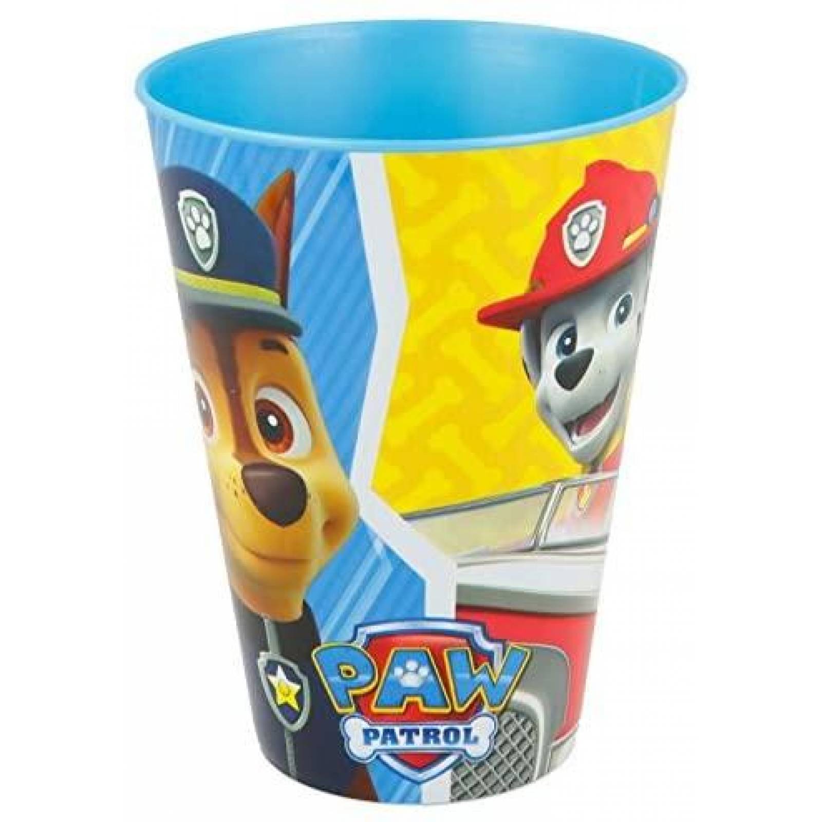 Vaso Grande Paw Patrol Comic 430 ml  - Azul