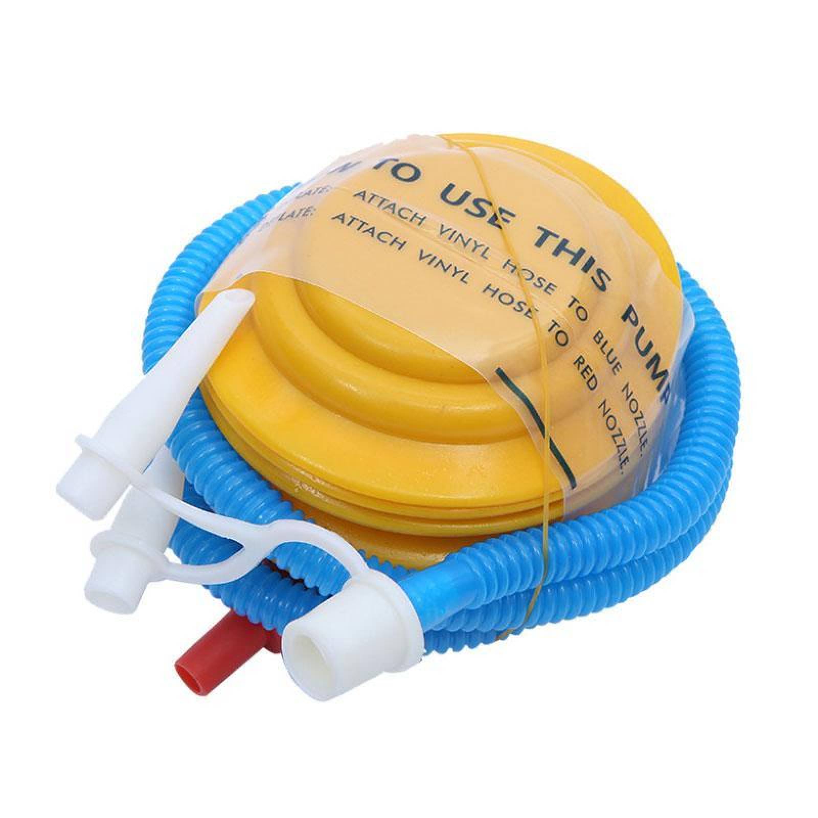 Bomba de Aire de Pie Manual para Alberca Flotador Inflables  - Amarillo