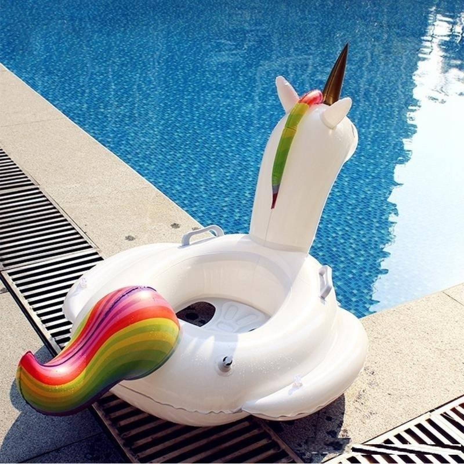 Salvavidas Inflable Flotador Unicornio 65 cm Alberca  - Unicornio