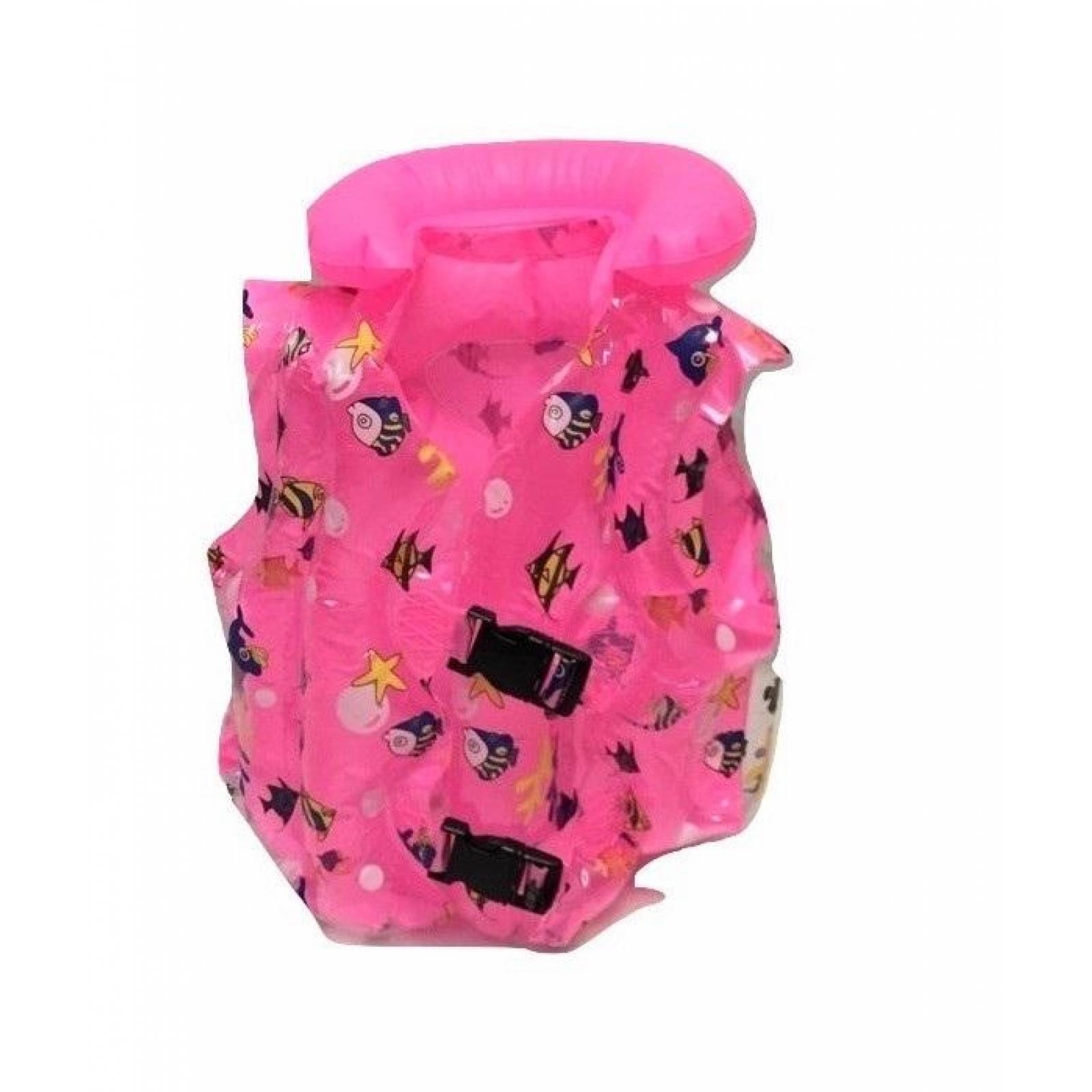 Chaleco Salvavidas Inflable Infantil Flotador Niños Alberca  - Rosa