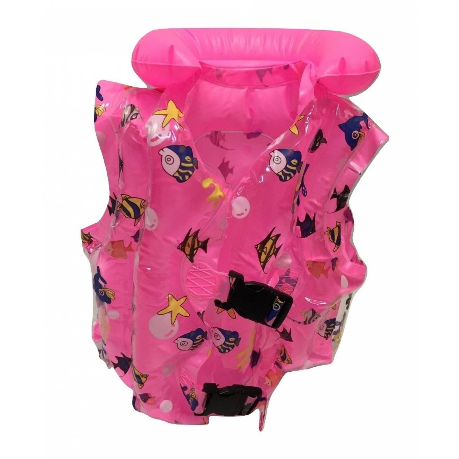 Chaleco Salvavidas Inflable Infantil Flotador Niños Alberca  - Rosa