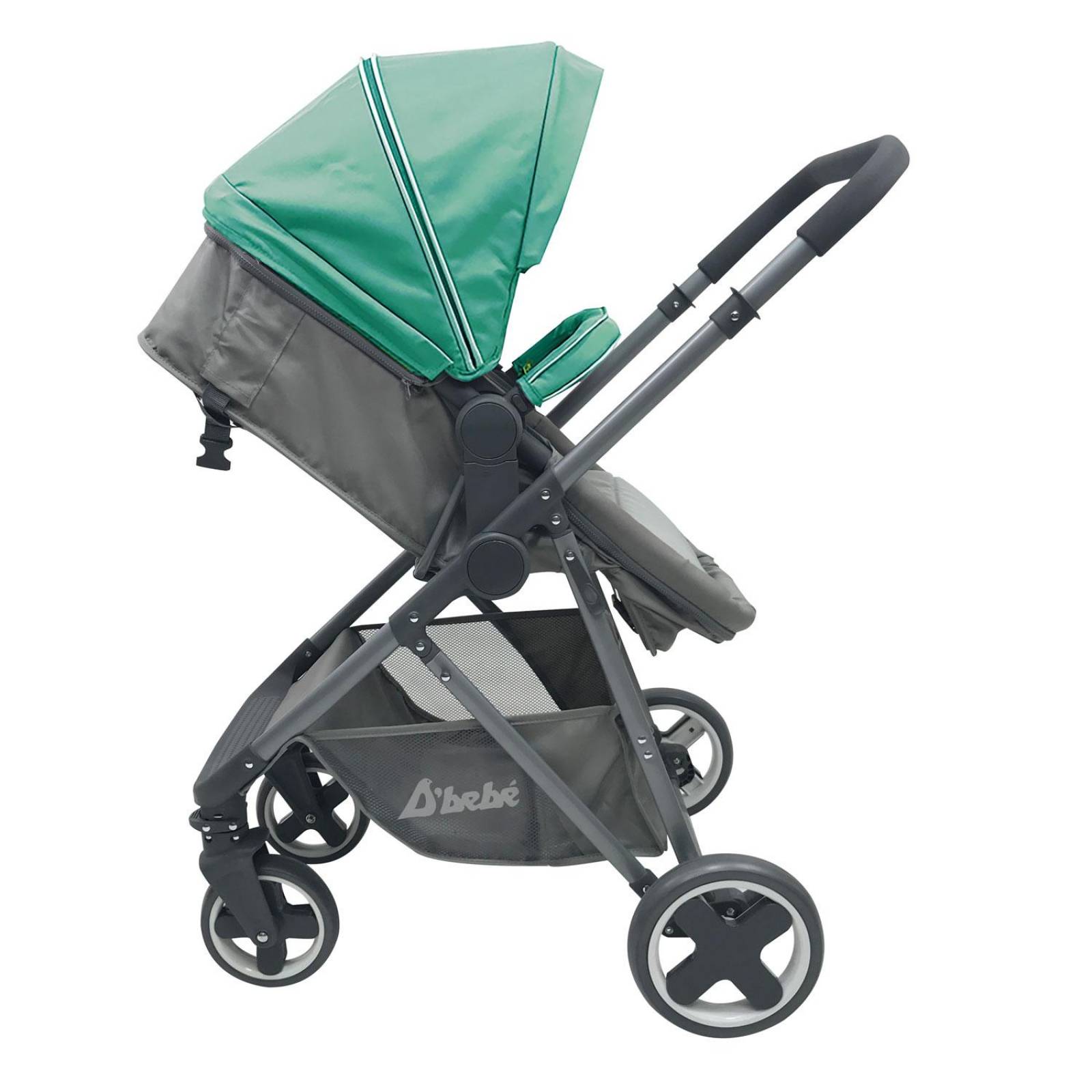 Carreola con Portabebe Travel System Queen Reversible  - Verde