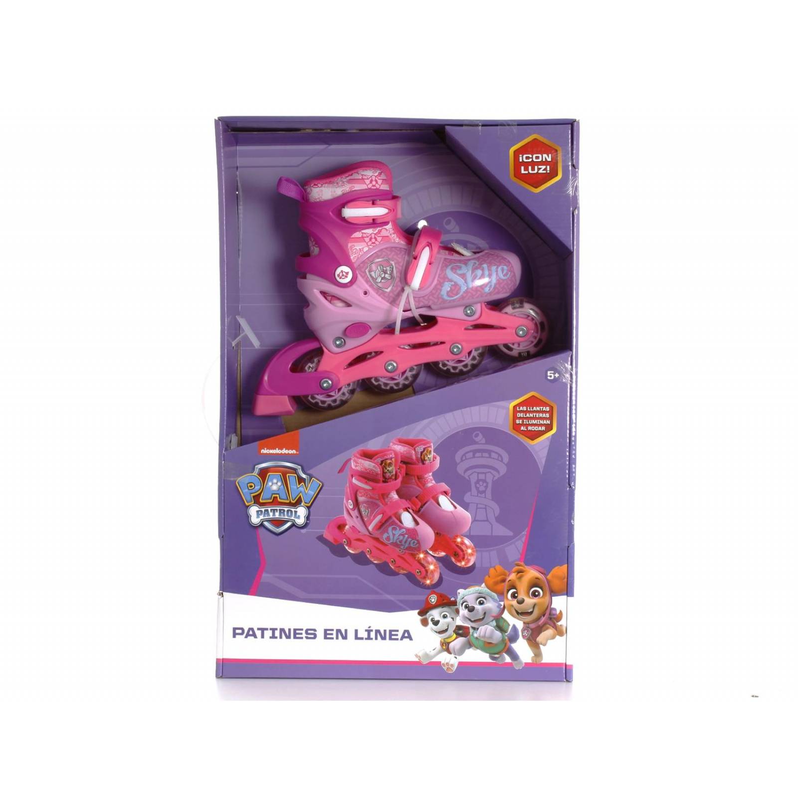 Patines en Linea LED Paw Patrol Ajustables  - 19a21