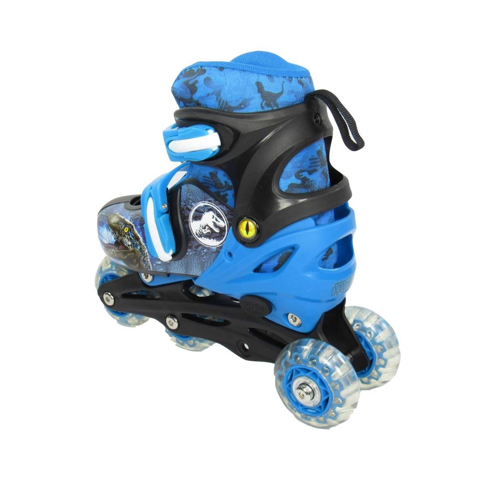 Patines 2en1 Linea Jurassic World Ajustables Unisex Infantiles  - 19a21