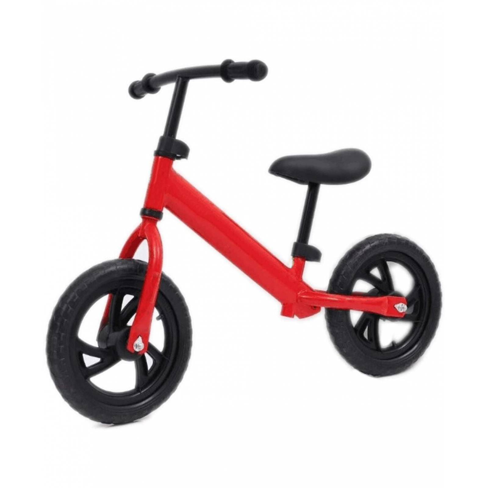 Bicicleta Infantil de Balance Equilibrio de 10p Sin Pedales  - Rojo