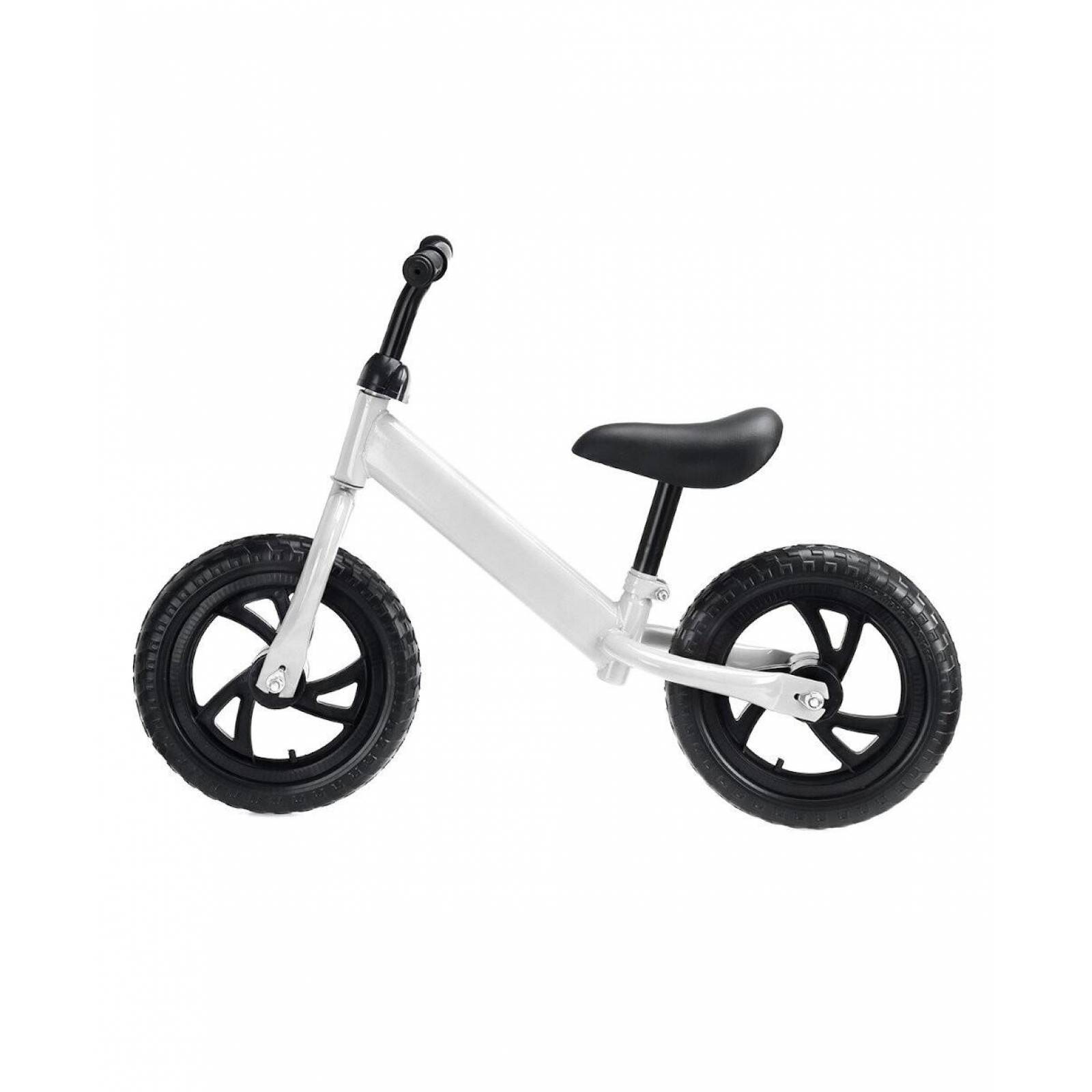Bicicleta Infantil de Balance Equilibrio de 10p Sin Pedales  - Blanco