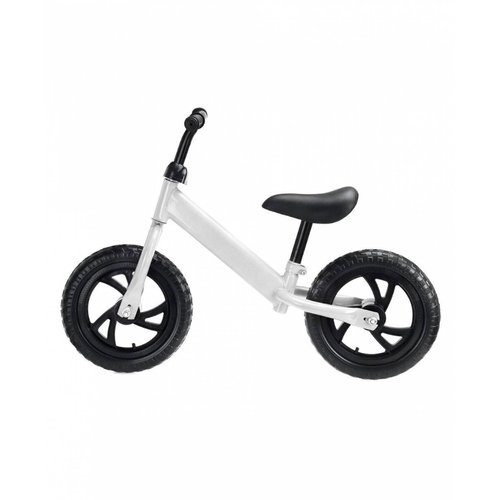 Bicicleta Infantil de Balance Equilibrio de 10p Sin Pedales  - Blanco