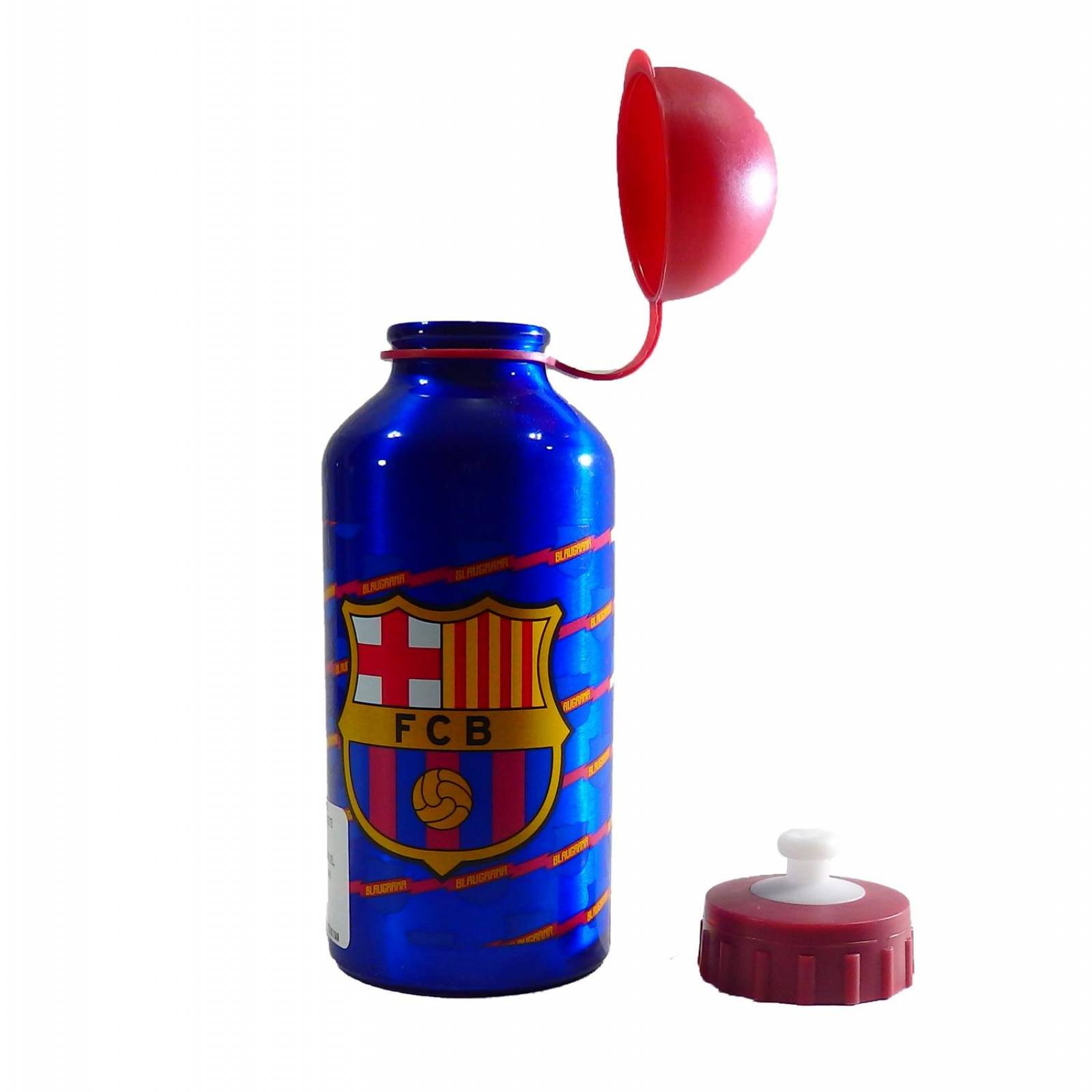 Botella de Aluminio de 400 ml Futbol FC Barcelona FCB  - Azul